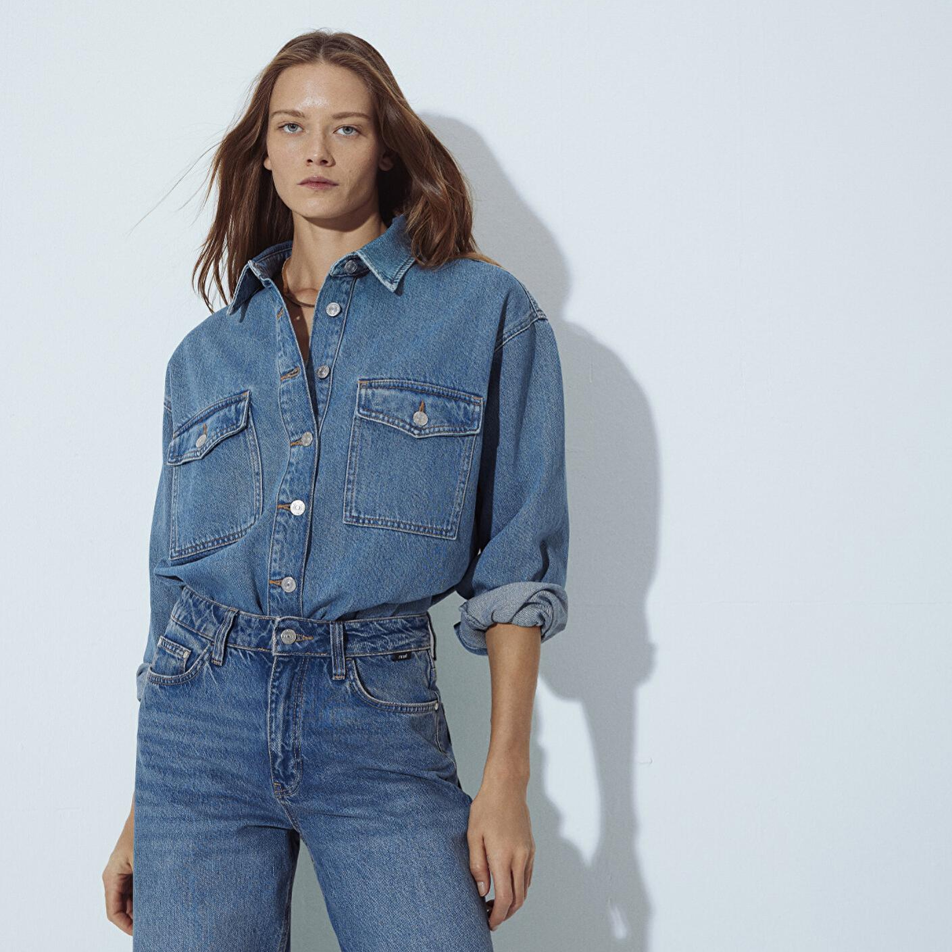 Mavi Bekka Classic Denim Indigo Mavisi Jean Gömlek Boyfriend 1211000-89250