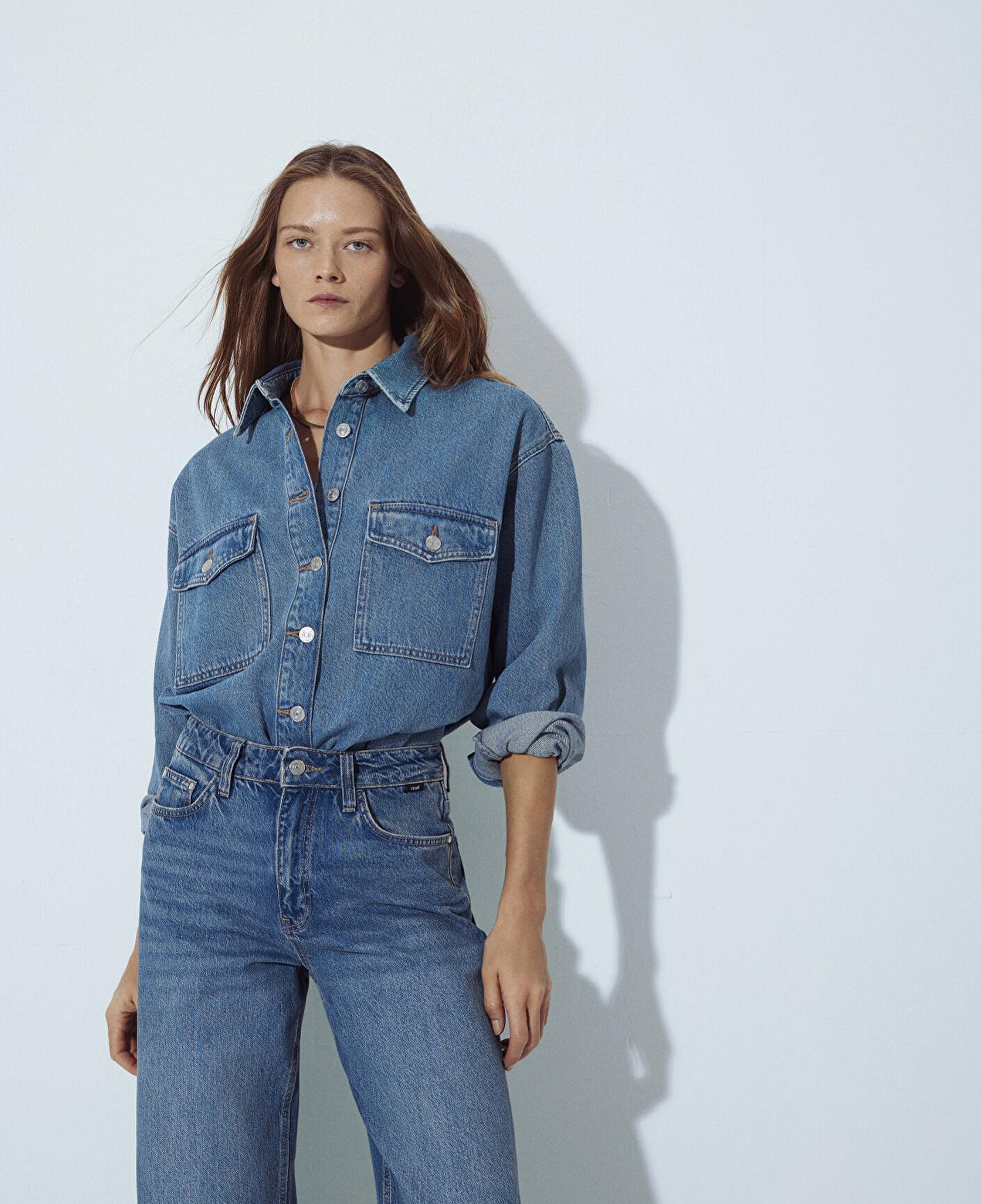 Mavi Bekka Classic Denim Indigo Mavisi Jean Gömlek Boyfriend 1211000-89250