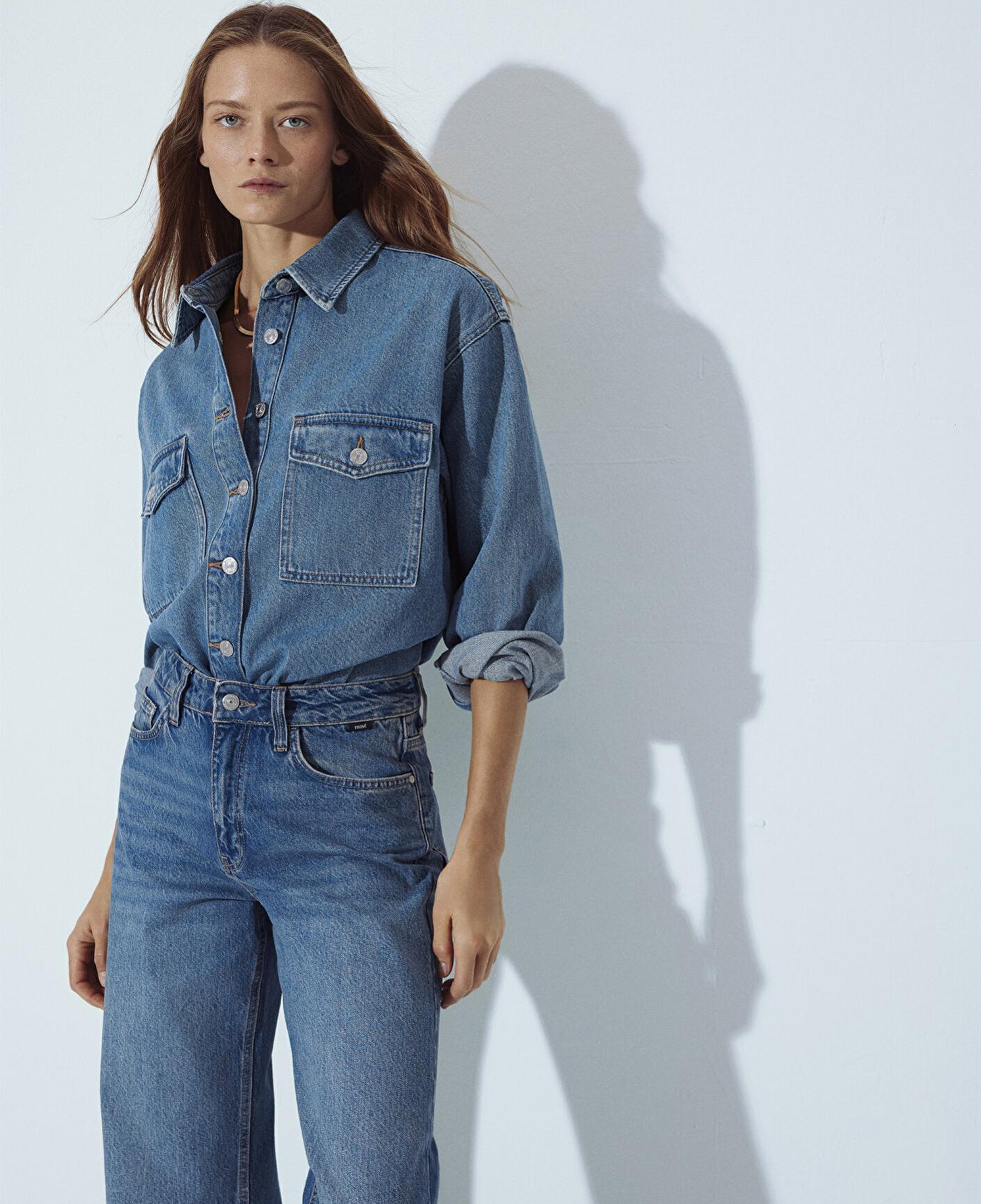 Mavi Bekka Classic Denim Indigo Mavisi Jean Gömlek Boyfriend 1211000-89250