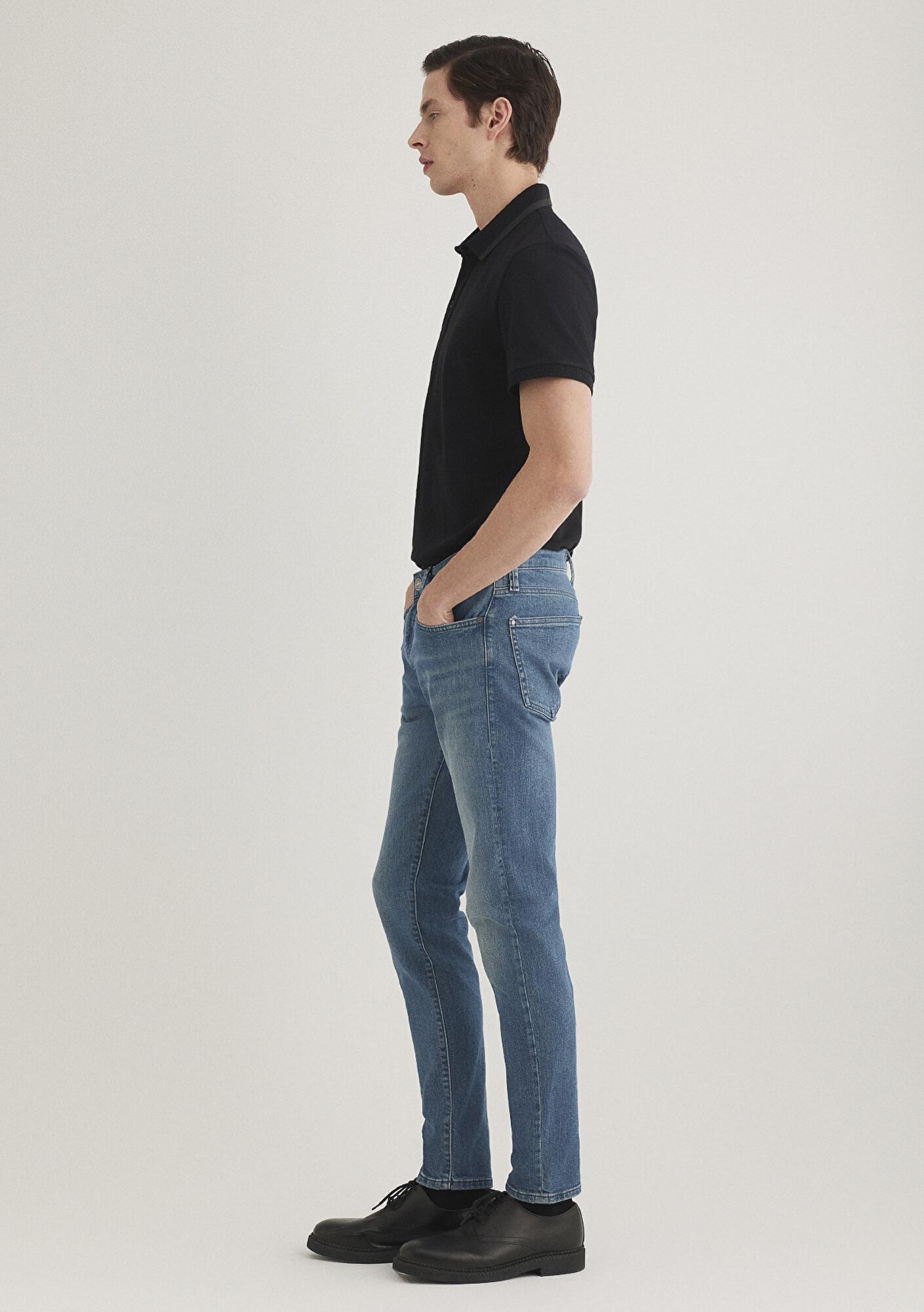 Mavi James Lux Black Gölgeli Puslu Indigo Mavisi Jean Pantolon 0042489352