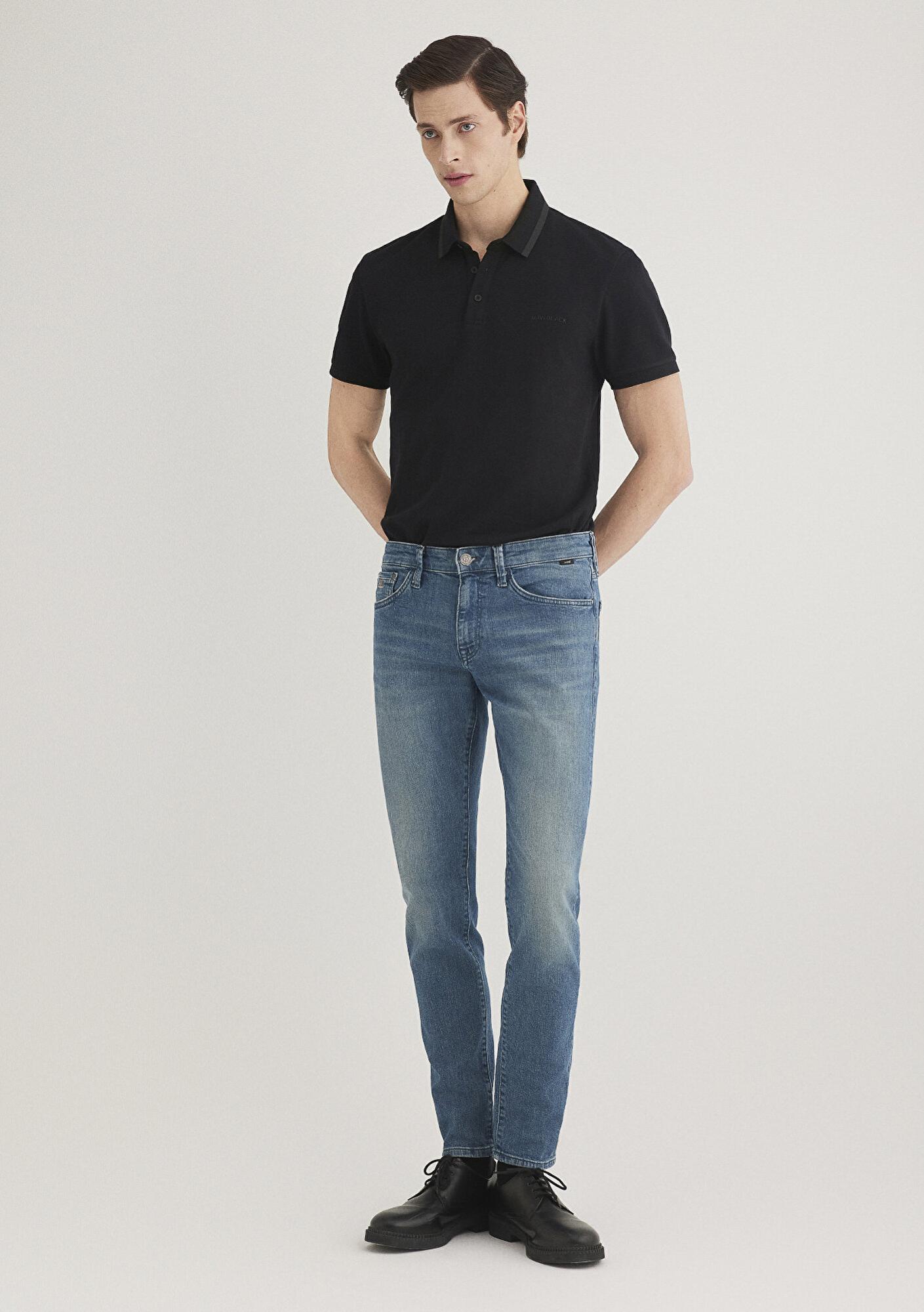 Mavi James Lux Black Gölgeli Puslu Indigo Mavisi Jean Pantolon 0042489352