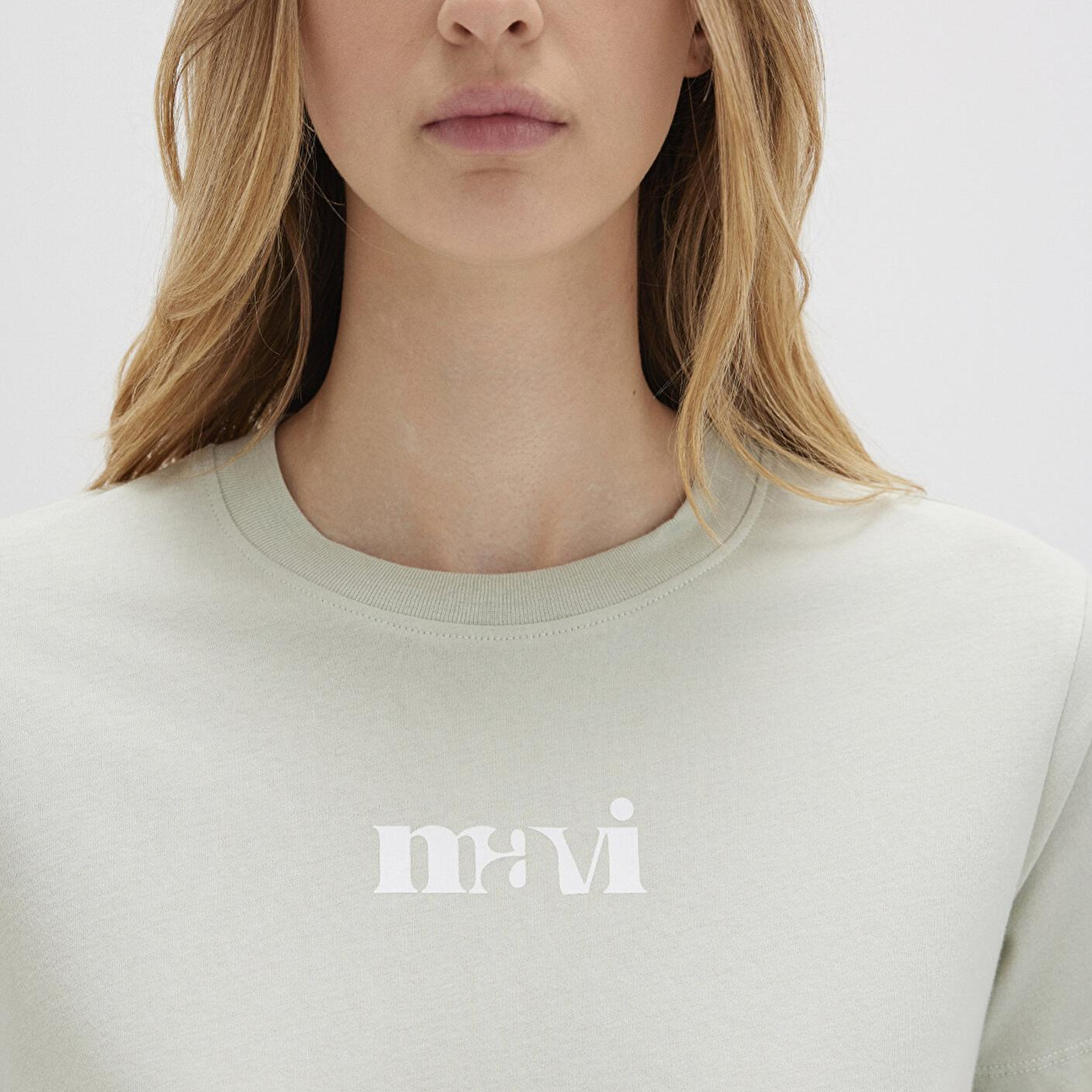 Mavi Mavi Baskılı Yeşil Tişört Regular Fit / Normal Kesim 1612241-70148