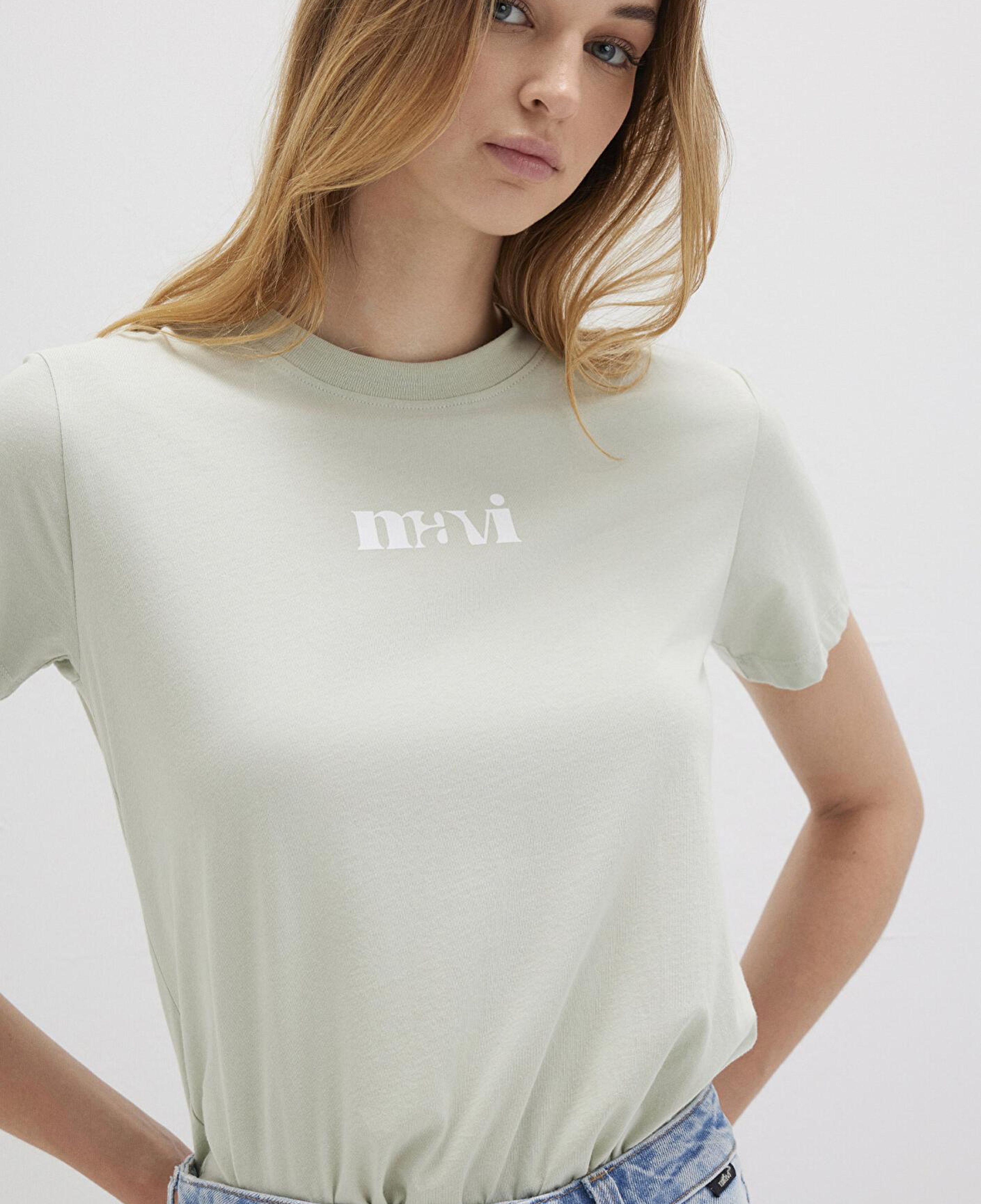 Mavi Mavi Baskılı Yeşil Tişört Regular Fit / Normal Kesim 1612241-70148