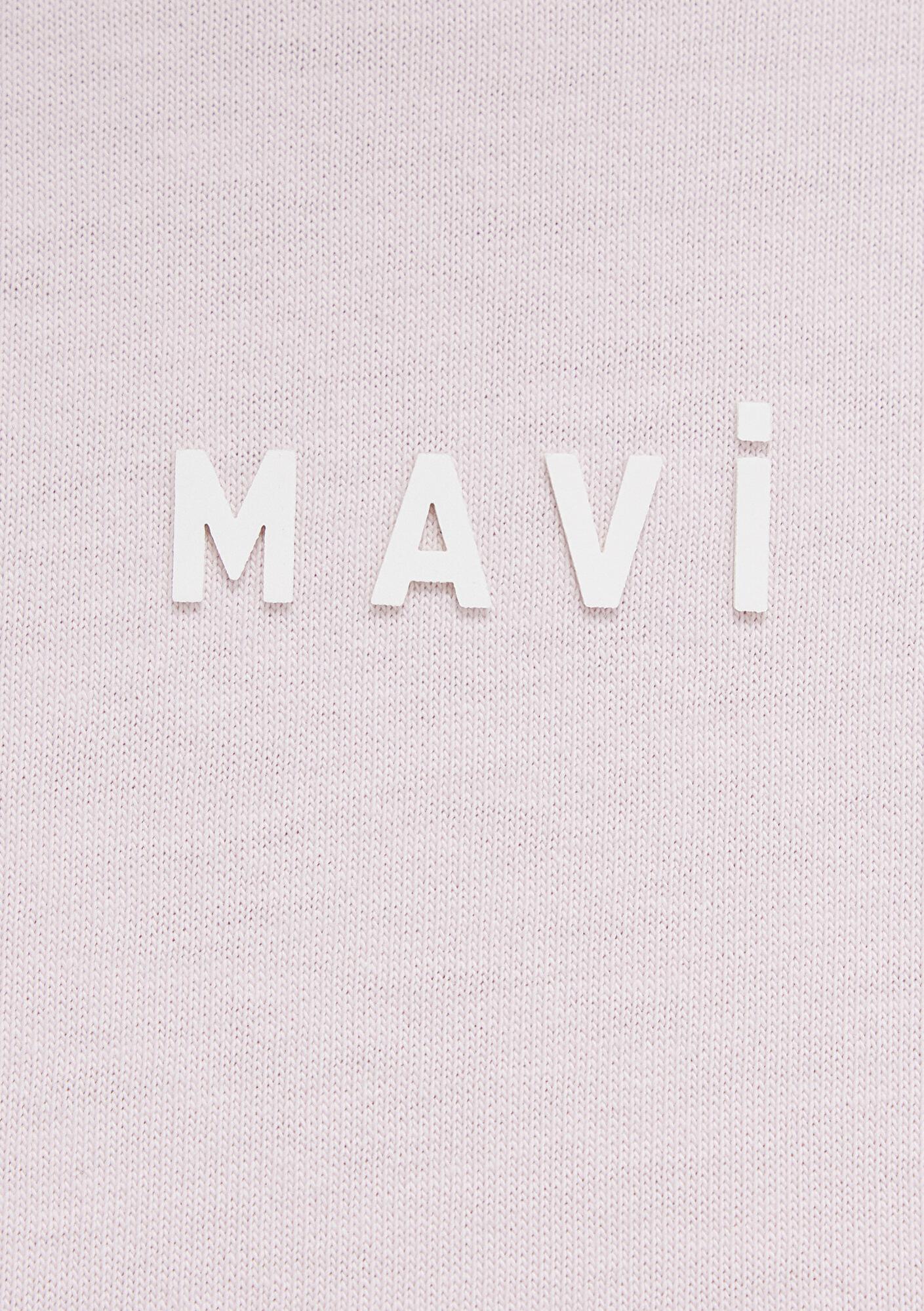 Mavi Mavi Baskılı Pembe Tişört Loose Fit / Bol Rahat Kesim 1612518-89200