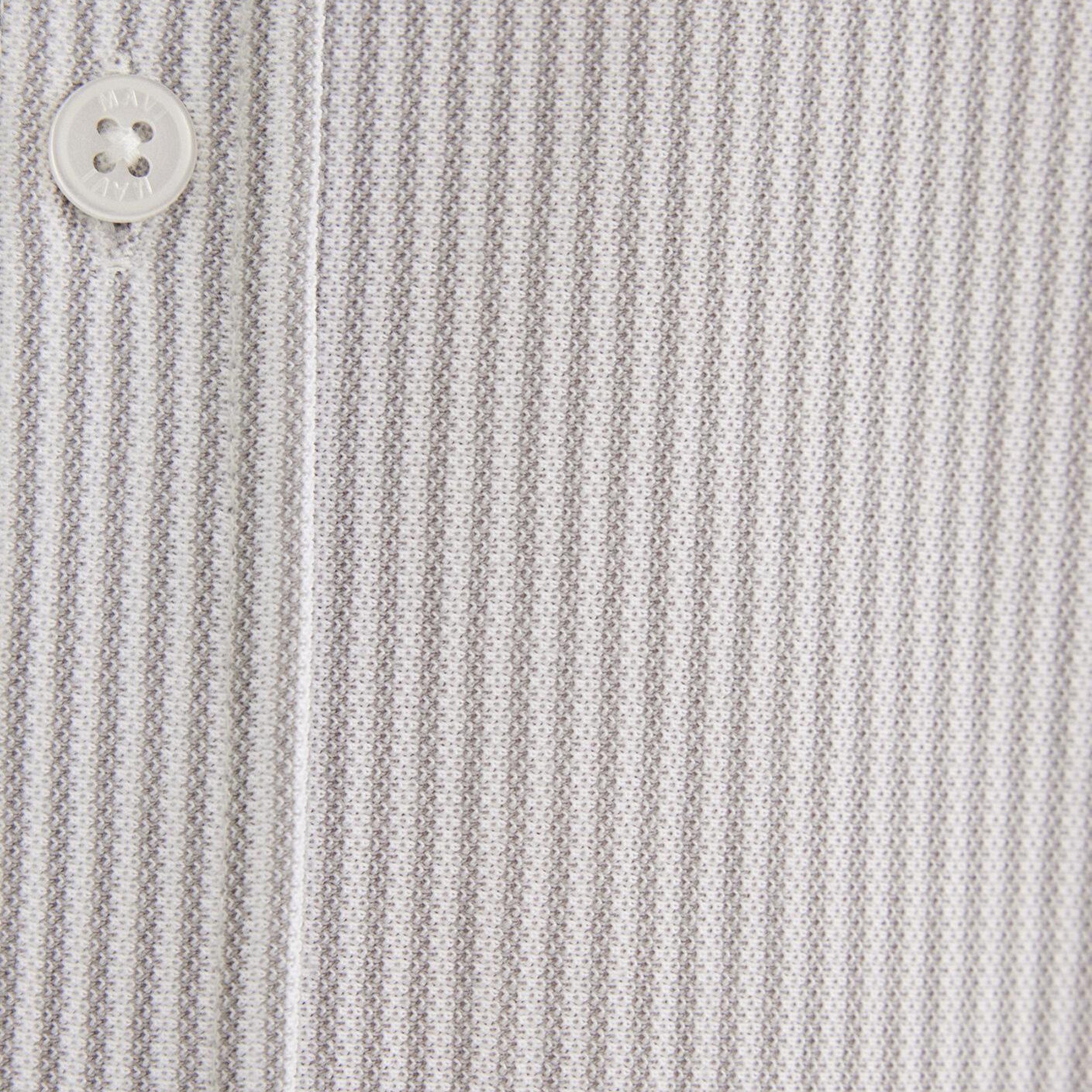 Mavi Çizgili Gri Gömlek Slim Fit / Dar Kesim 0211402-82577