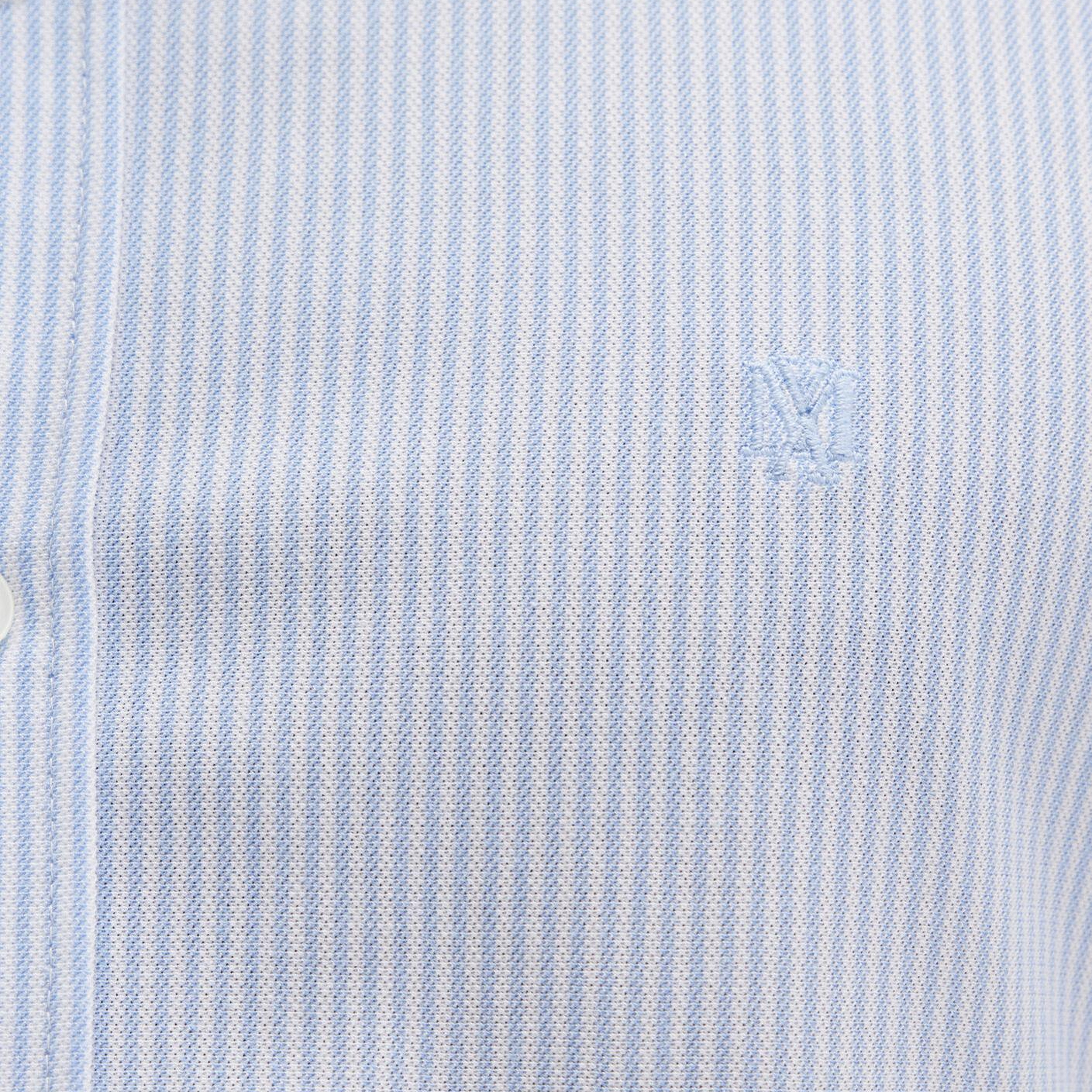 Mavi Çizgili Mavi Gömlek Slim Fit / Dar Kesim 0211402-88654