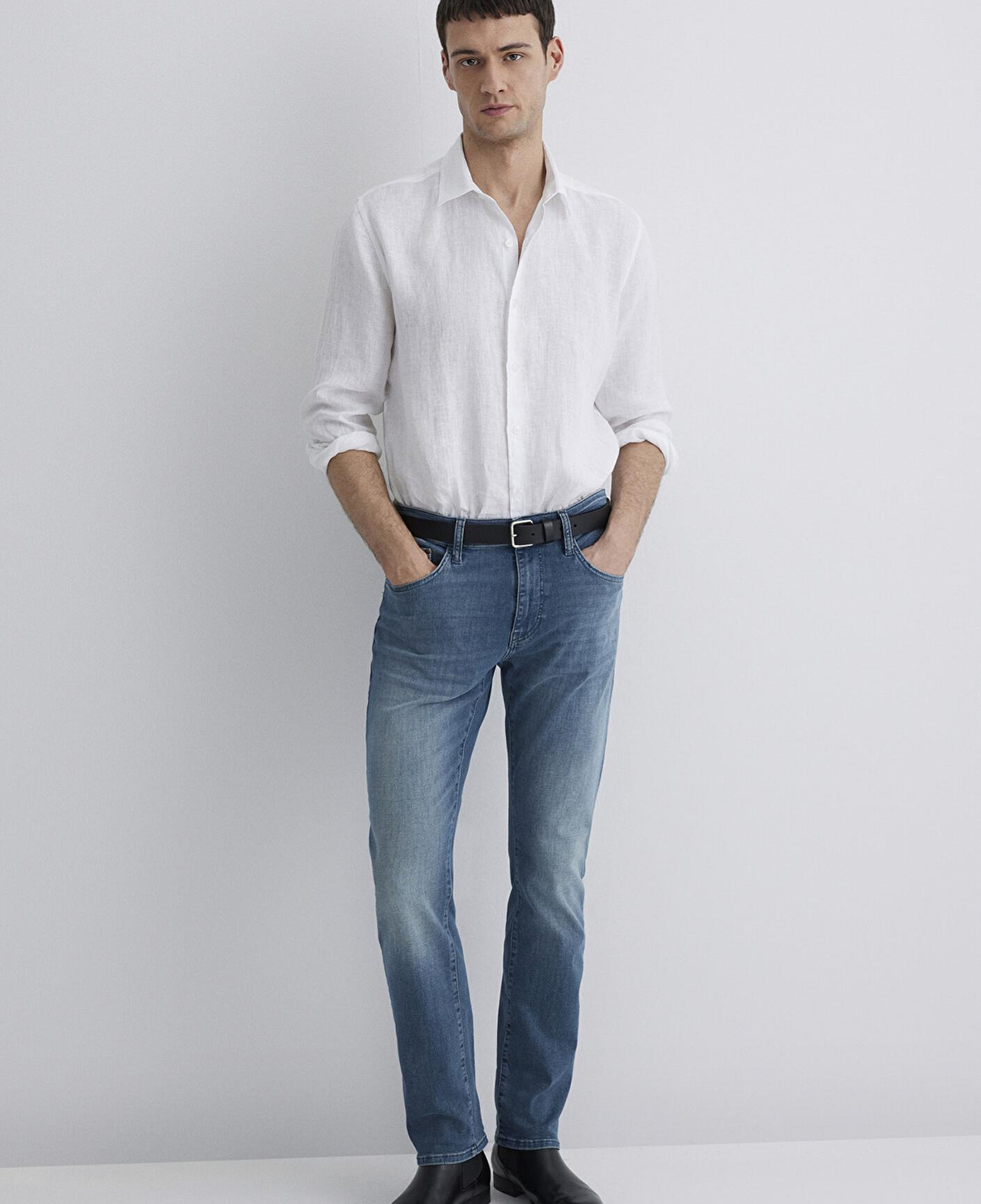 Mavi Marcus Lux Black Puslu İndigo Mavisi Jean Pantolon 0035189560