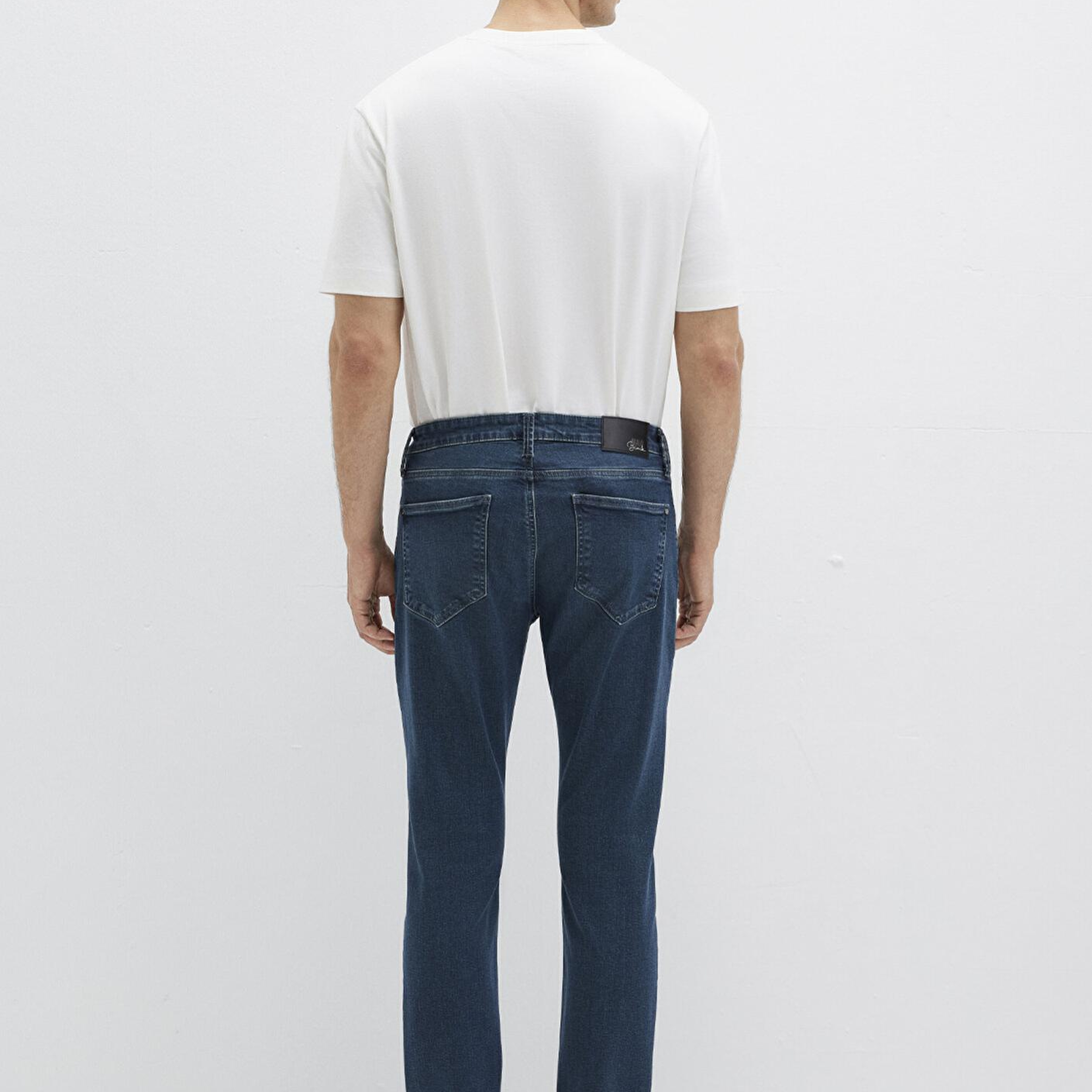 Mavi Marcus Lux Black Puslu Koyu Mavi Jean Pantolon 0035189351