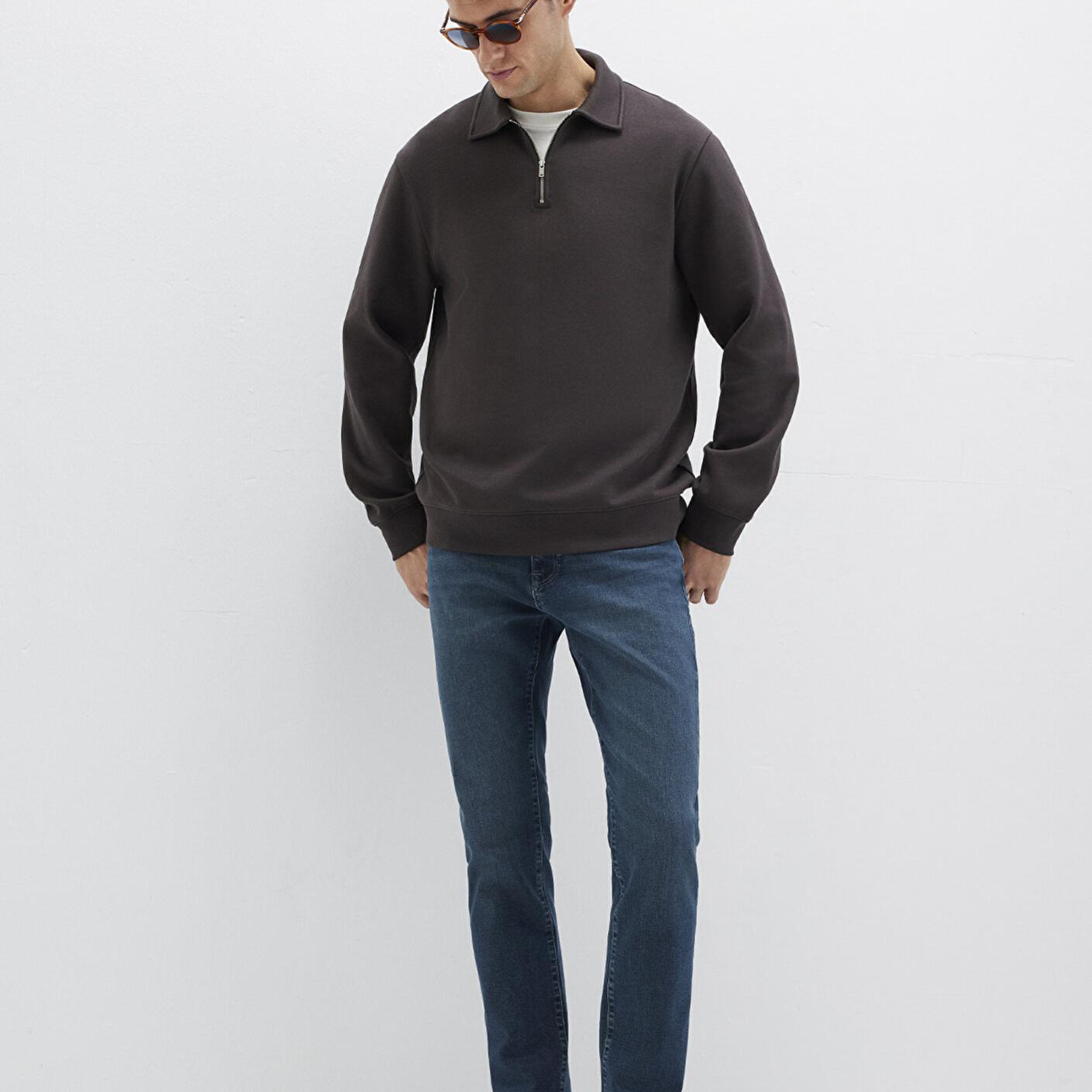 Mavi Marcus Lux Black Puslu Koyu Mavi Jean Pantolon 0035189351