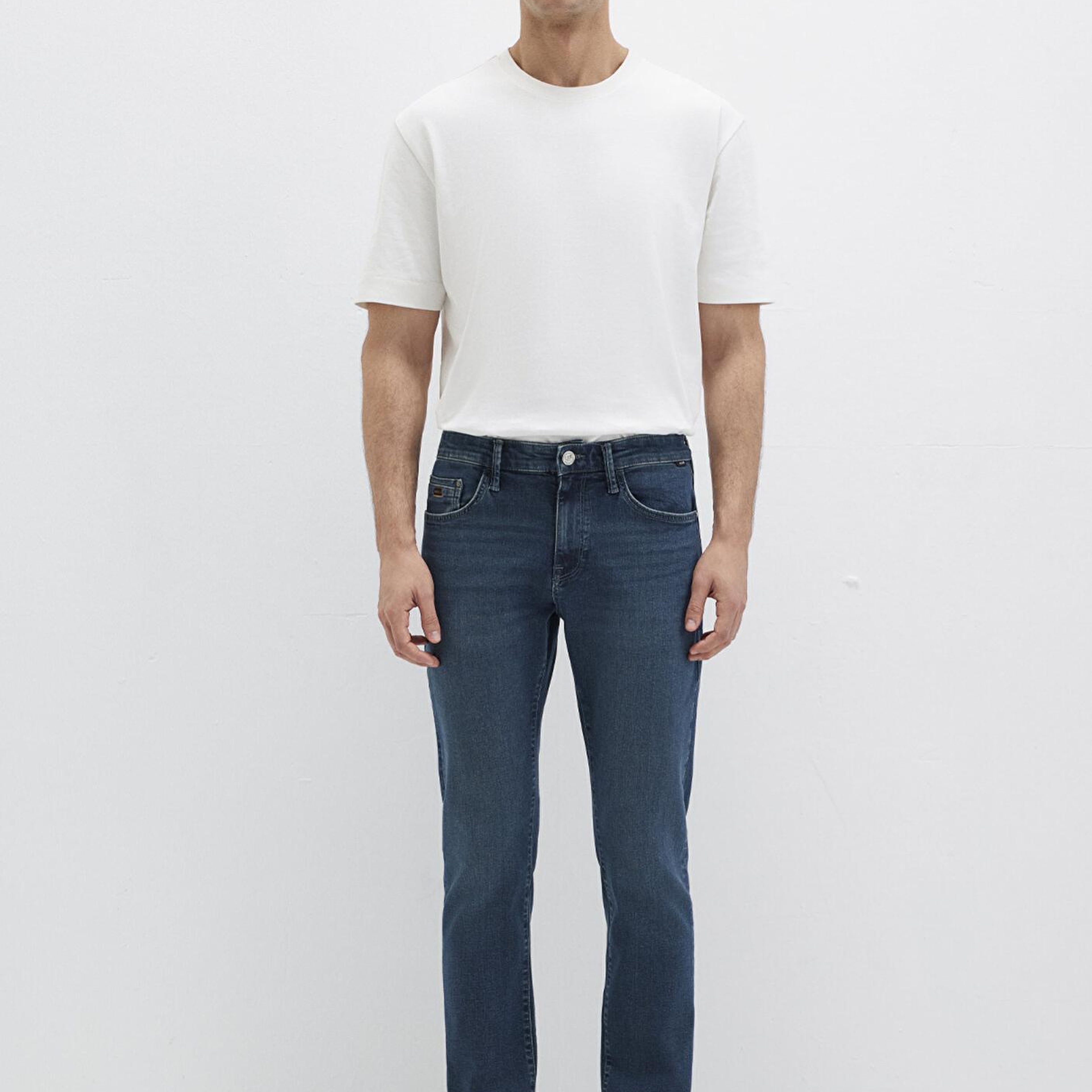 Mavi Marcus Lux Black Puslu Koyu Mavi Jean Pantolon 0035189351