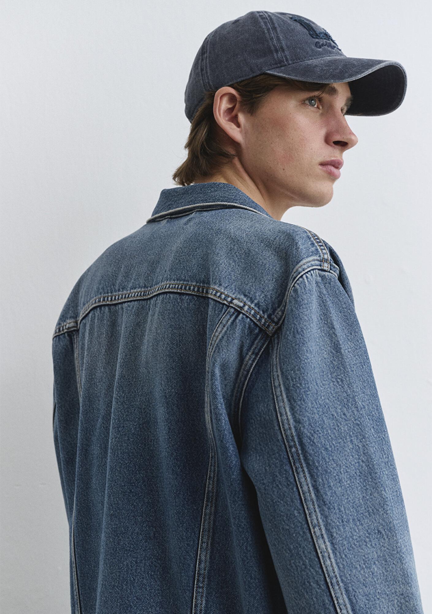 Mavi Ray Classic Denim Vintage İndigo Mavisi Jean Ceket 0110273-89412