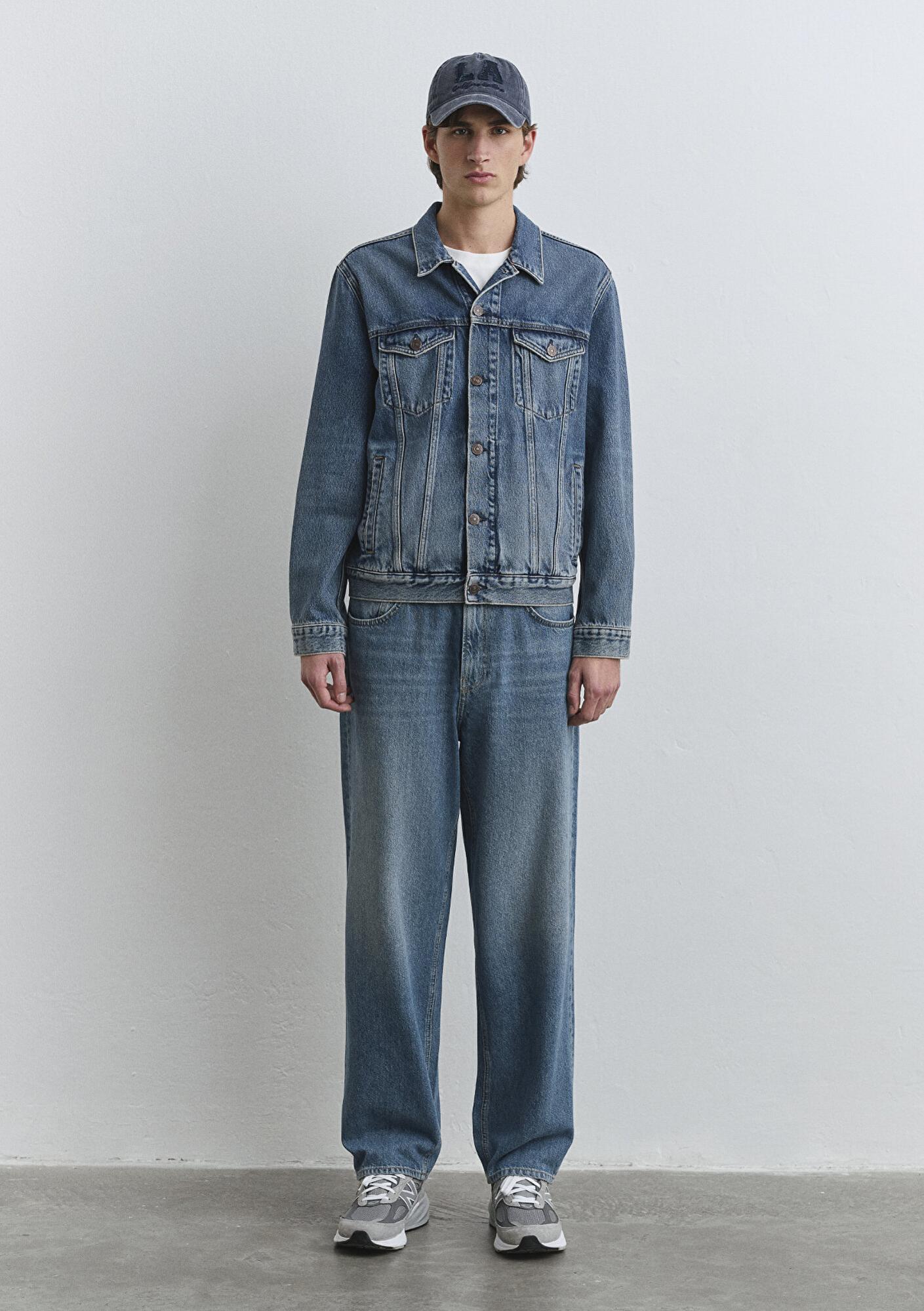 Mavi Ray Classic Denim Vintage İndigo Mavisi Jean Ceket 0110273-89412