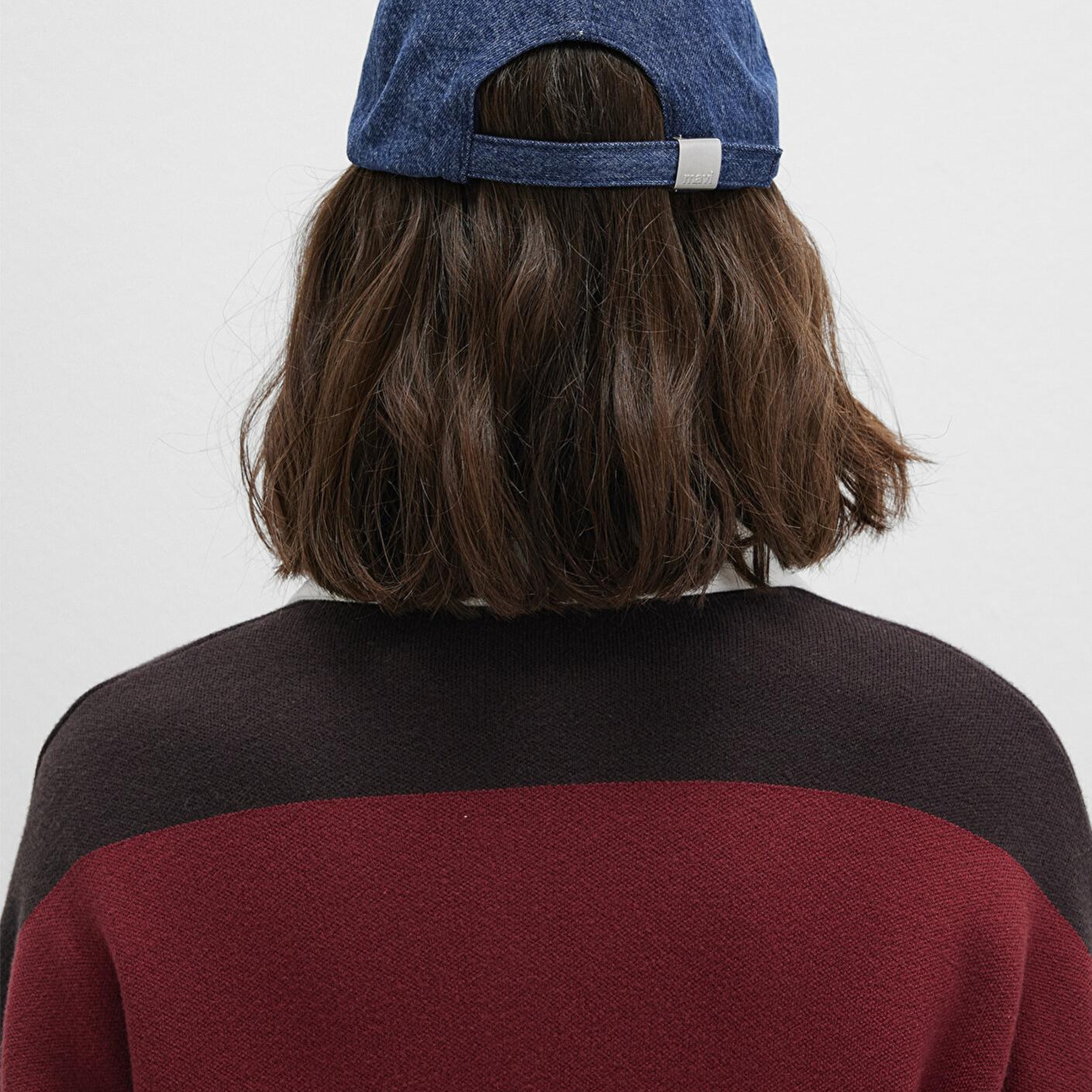 Mavi Kedi Nakışlı Denim Şapka 1913012-10241