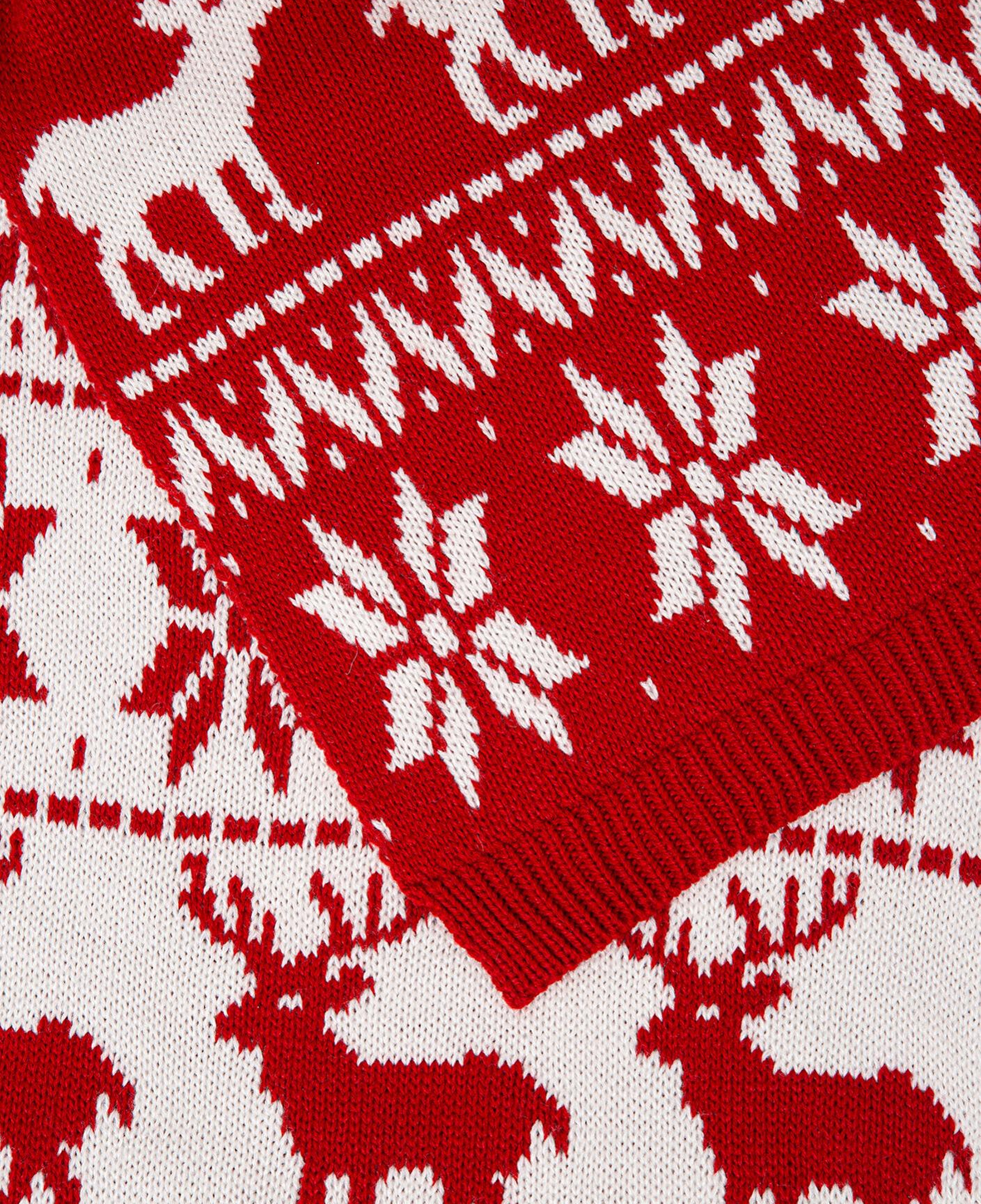 Mavi Yılbaşı Temalı Kırmızı Atkı 1913221-82054