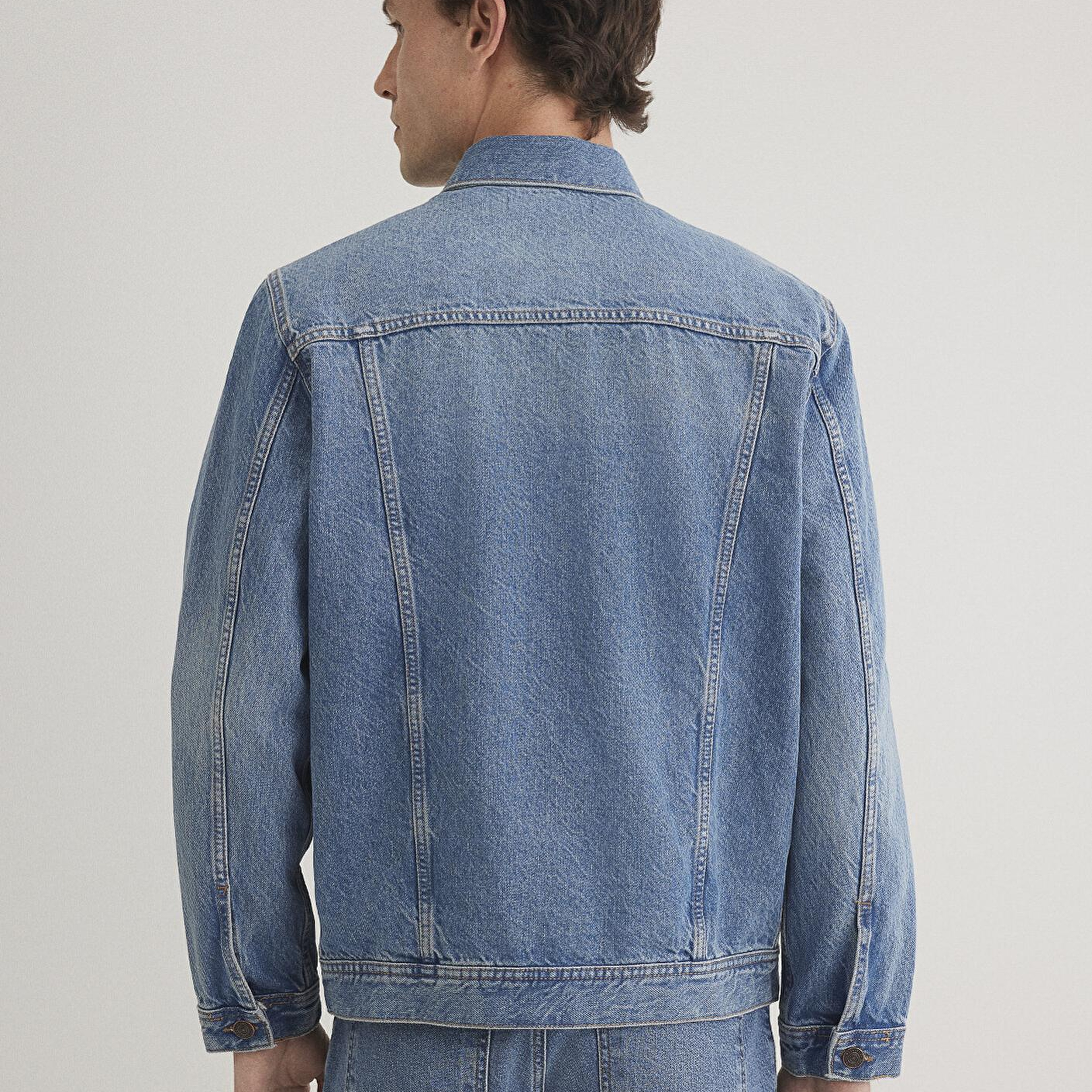 Mavi Drake Classic Denim Puslu Indigo Mavi Jean Ceket 010143-89136