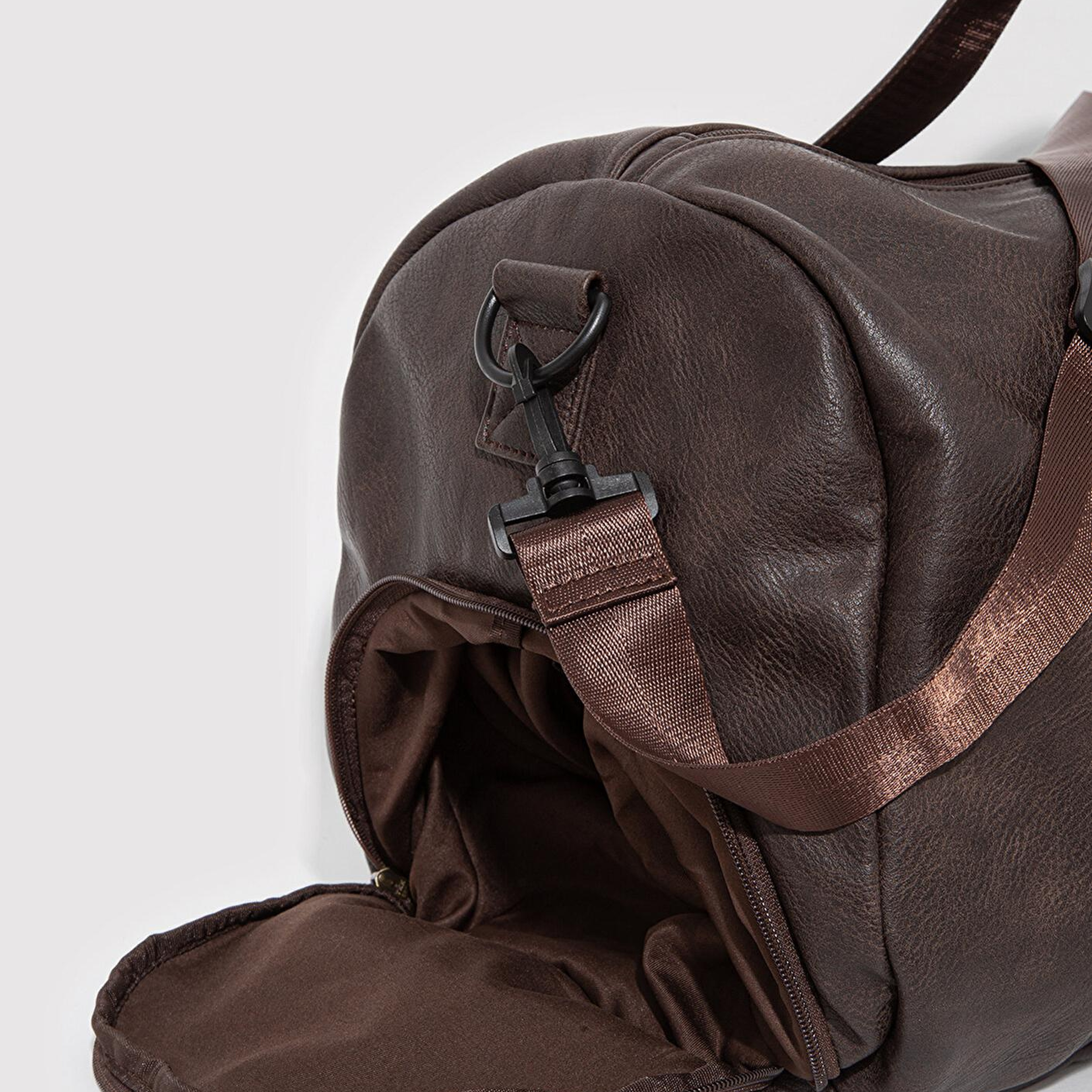 Mavi Kahverengi Suni Deri Spor Çantası 0911571-70246