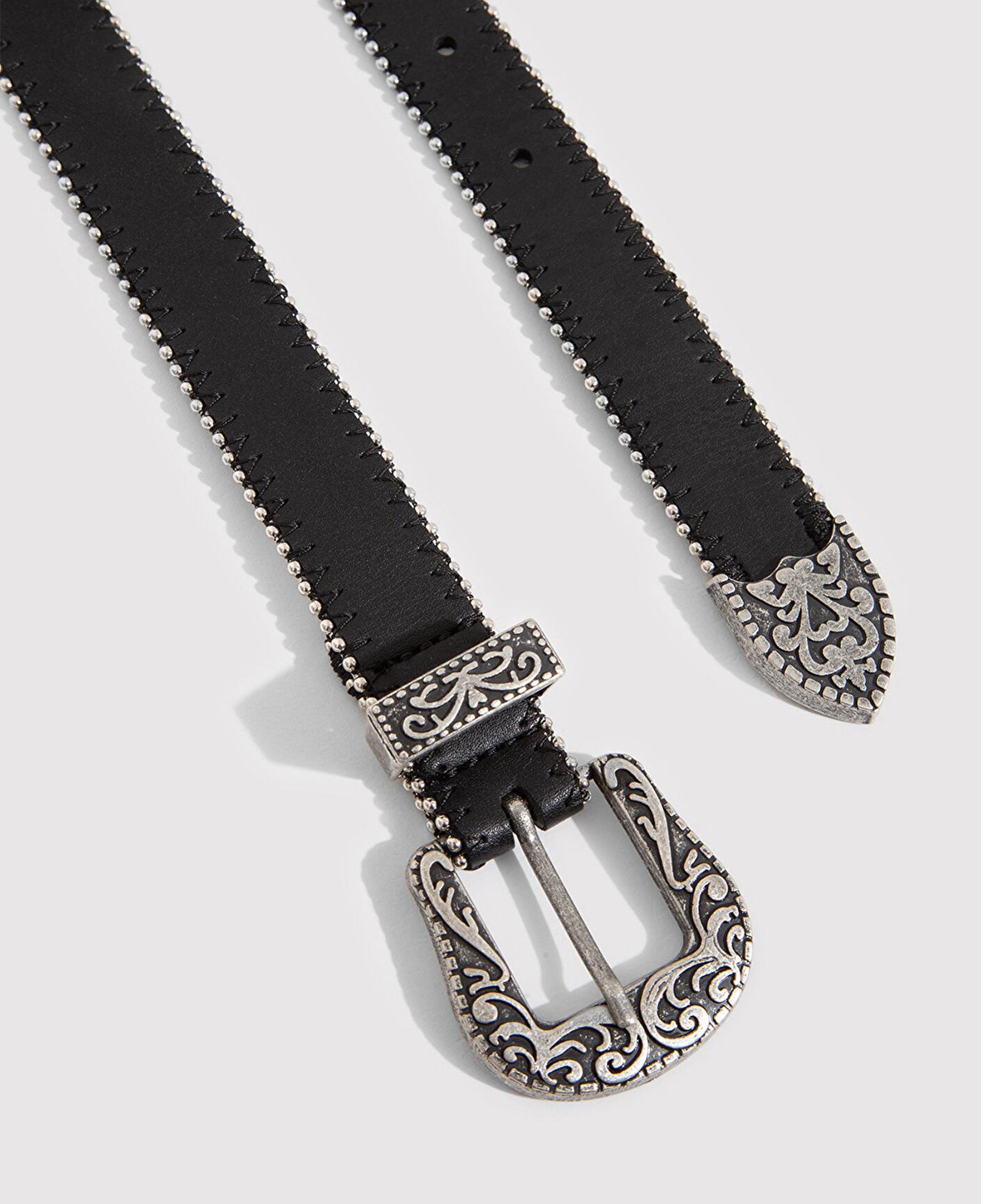 Mavi Siyah Suni Deri Kemer 1913108-900