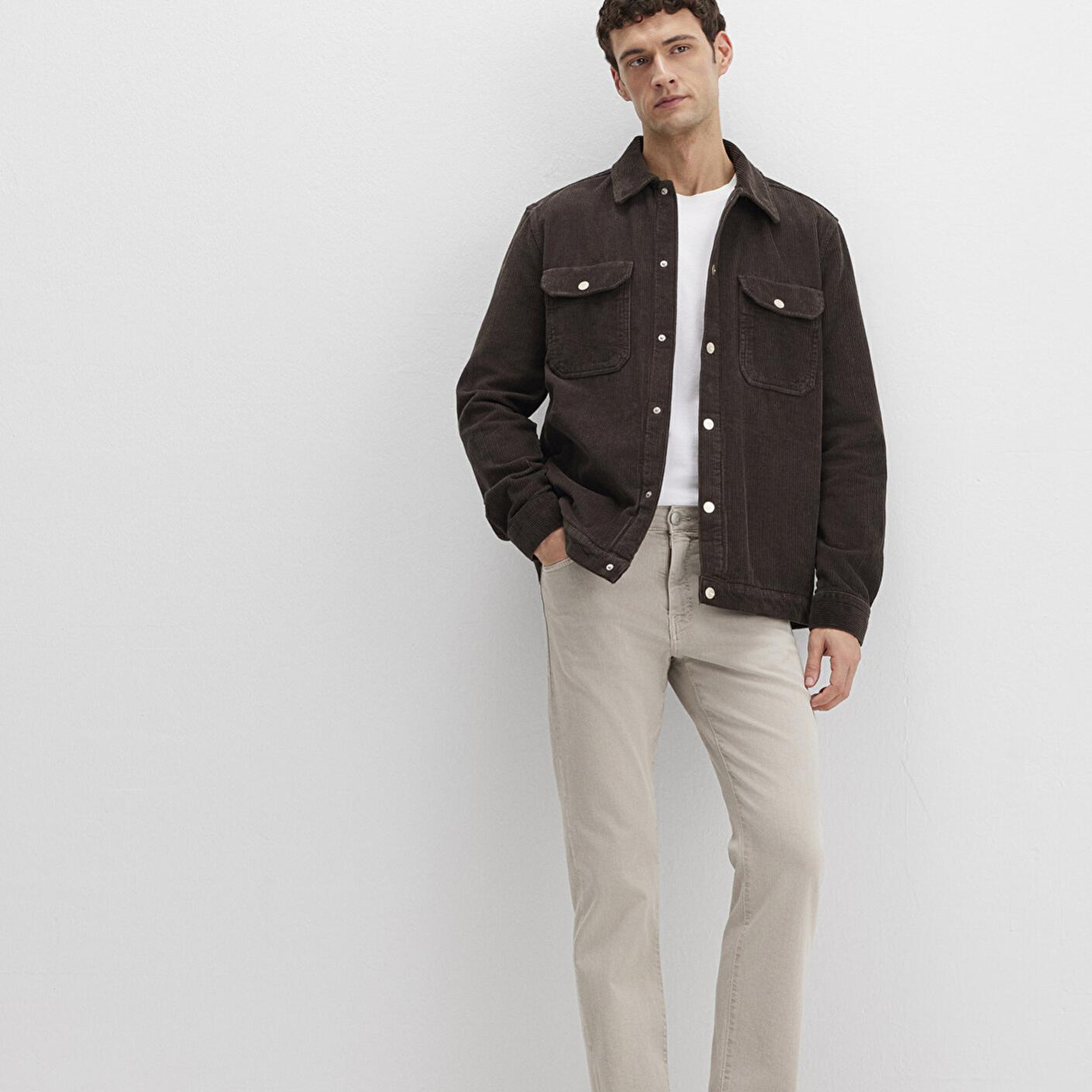 Mavi Hunter Soluk Toz Beji Comfort Gabardin Pantolon 0020283628