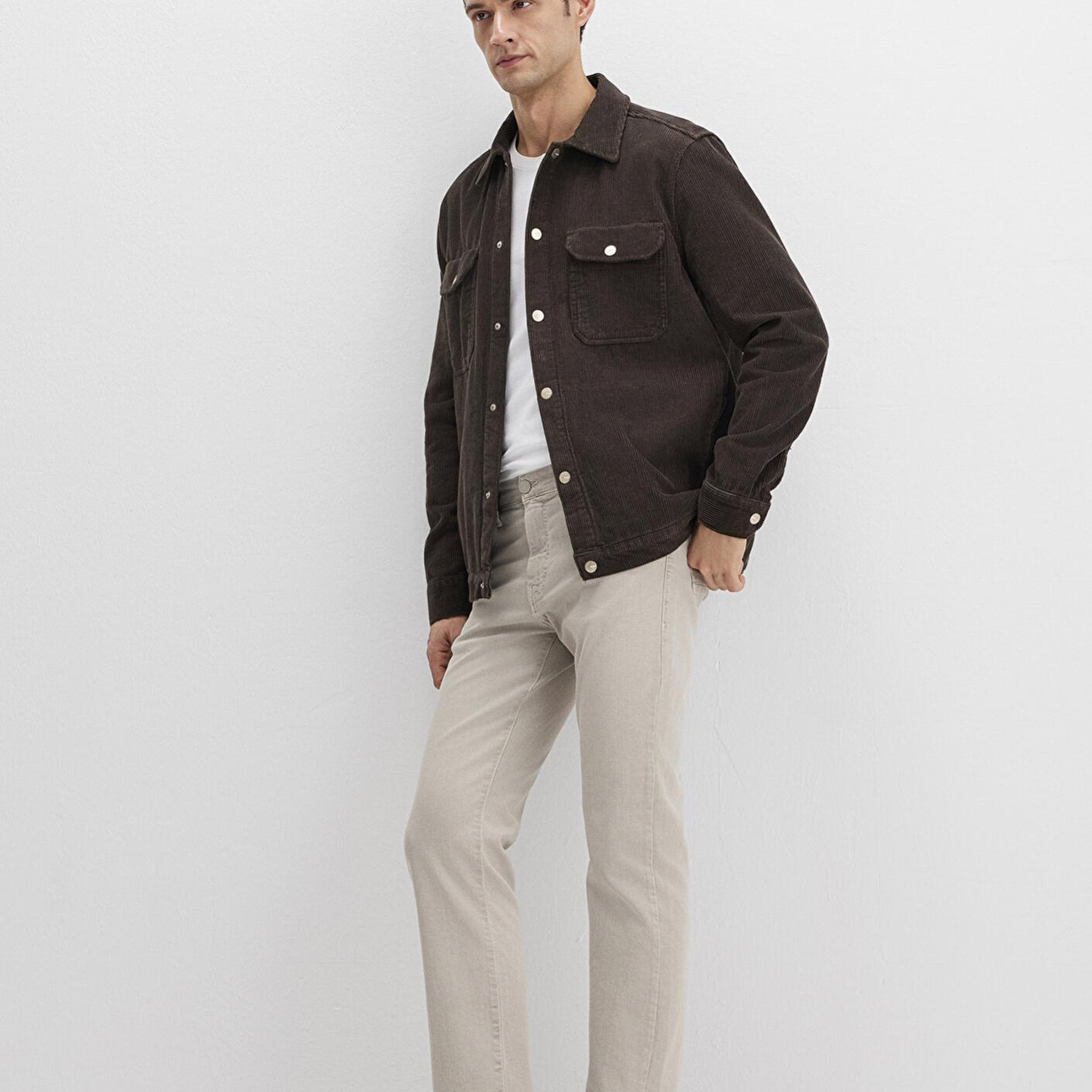 Mavi Hunter Soluk Toz Beji Comfort Gabardin Pantolon 0020283628