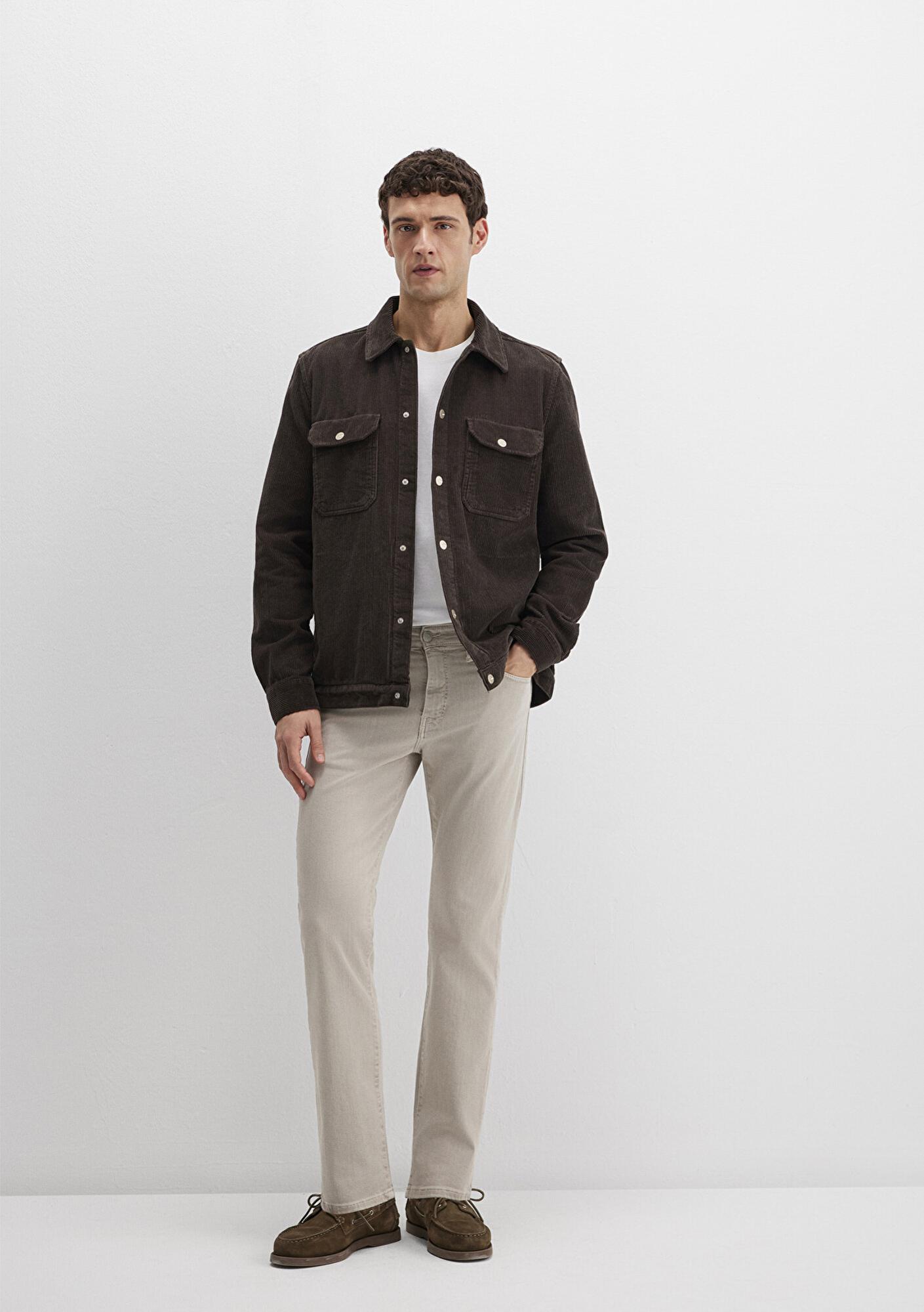 Mavi Hunter Soluk Toz Beji Comfort Gabardin Pantolon 0020283628