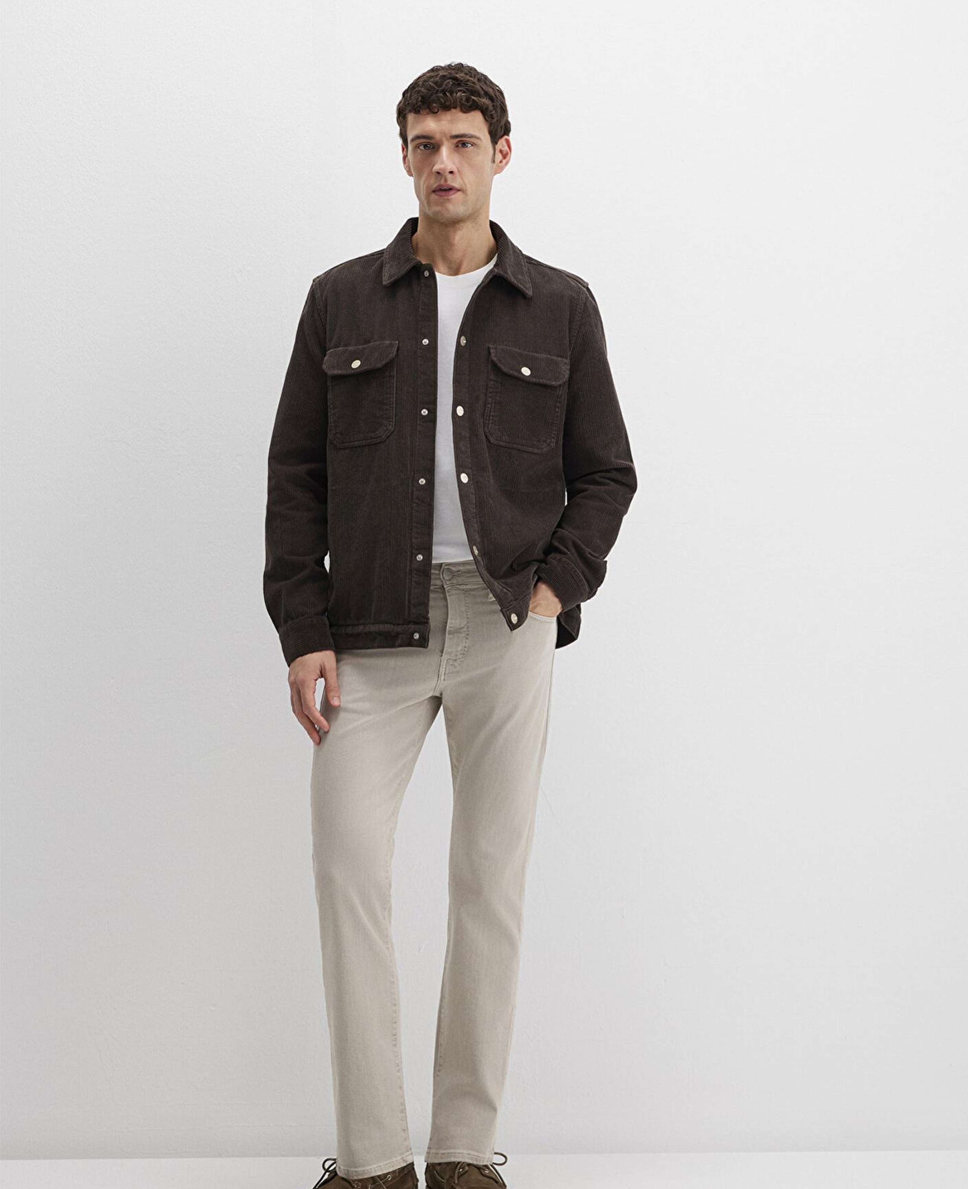 Mavi Hunter Soluk Toz Beji Comfort Gabardin Pantolon 0020283628