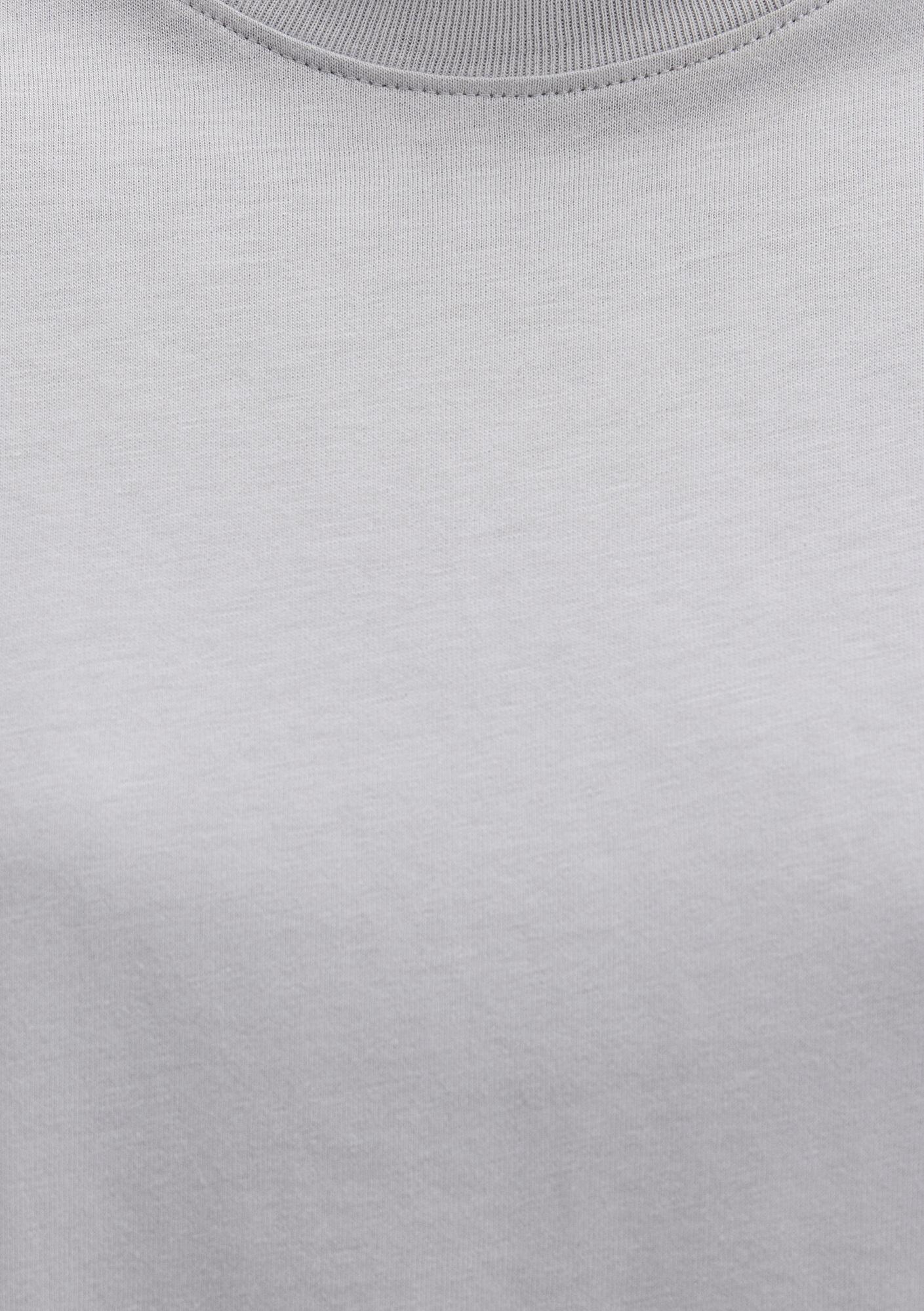 Mavi Bisiklet Yaka Gri Basic Tişört Regular Fit / Normal Kesim 1600955-83096