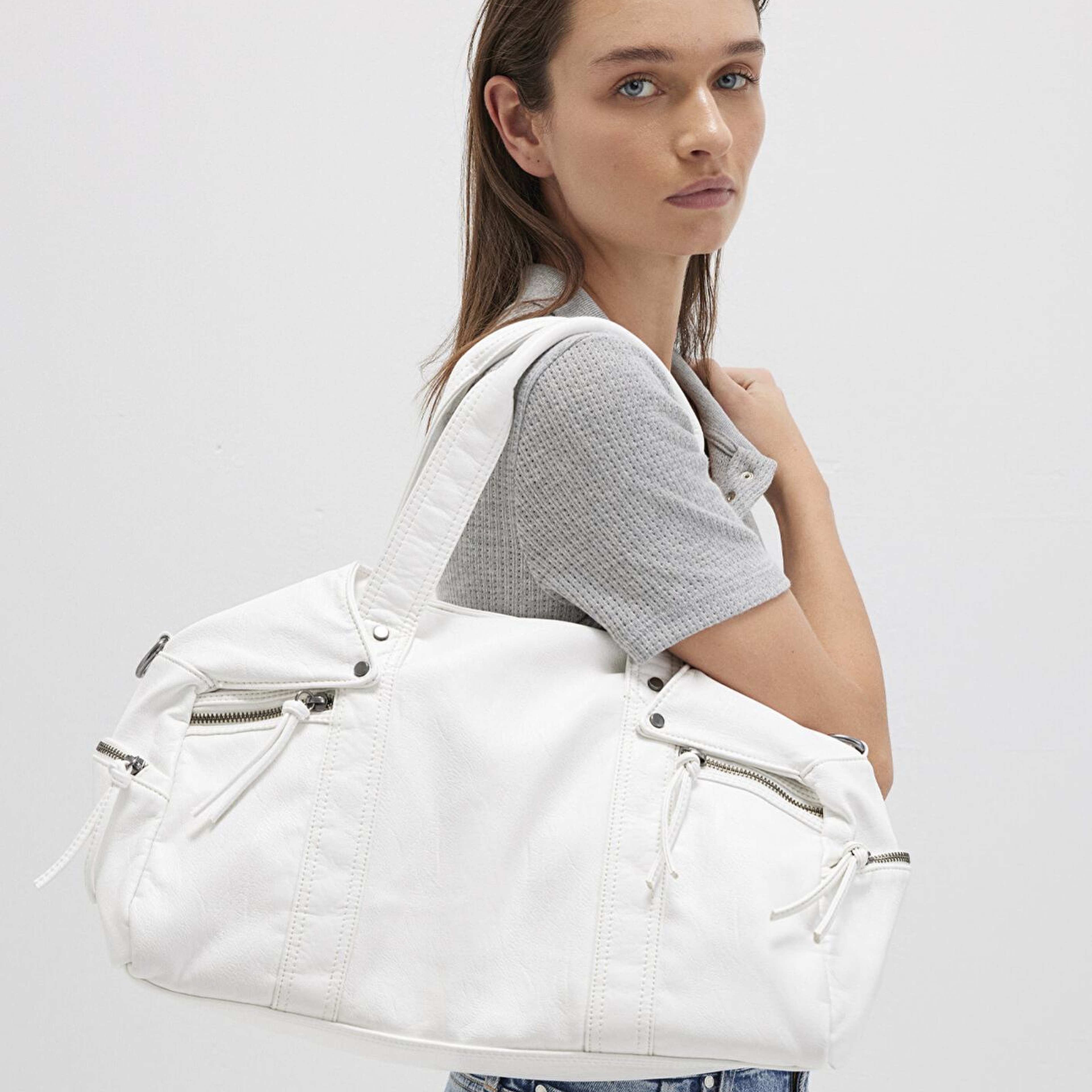 Mavi Beyaz Omuz Çantası 1912134-620