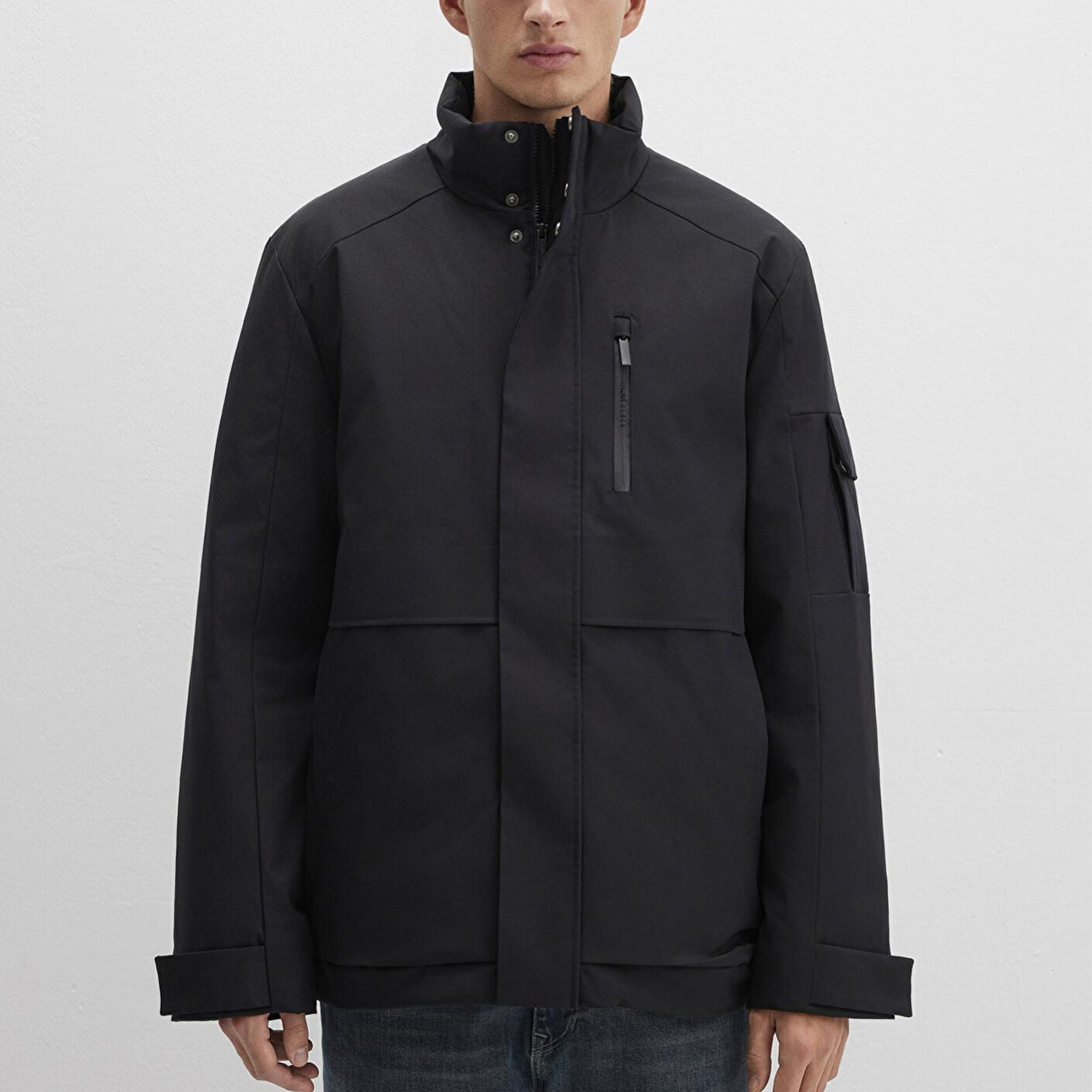 Mavi Mavi Black Siyah Ceket Loose Fit / Bol Rahat Kesim 0110540-71379