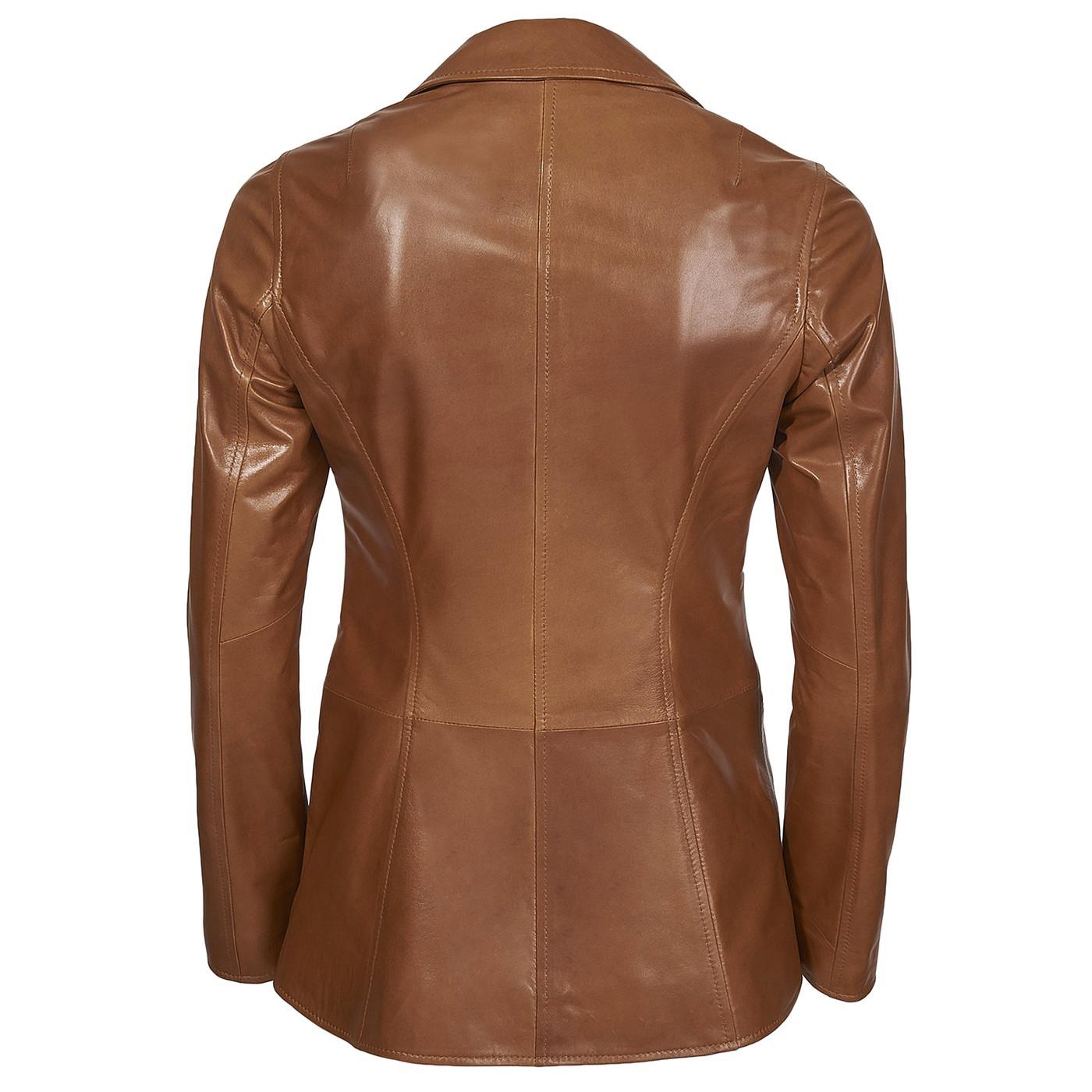 Elenore Kadın Deri Blazer Spor Ceket