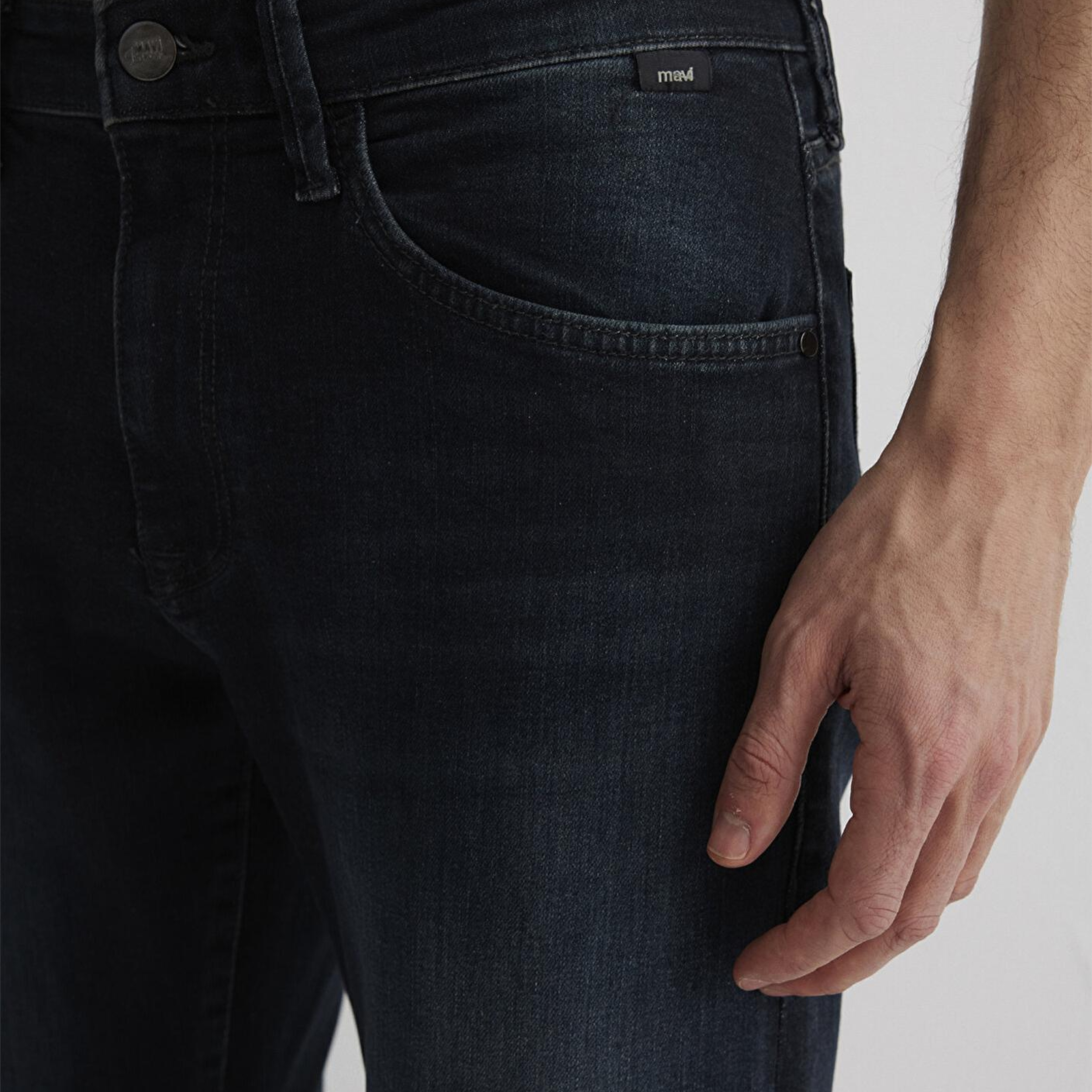 Mavi Marcus Lux Black Puslu Koyu Mavi Jean Pantolon 0035188545