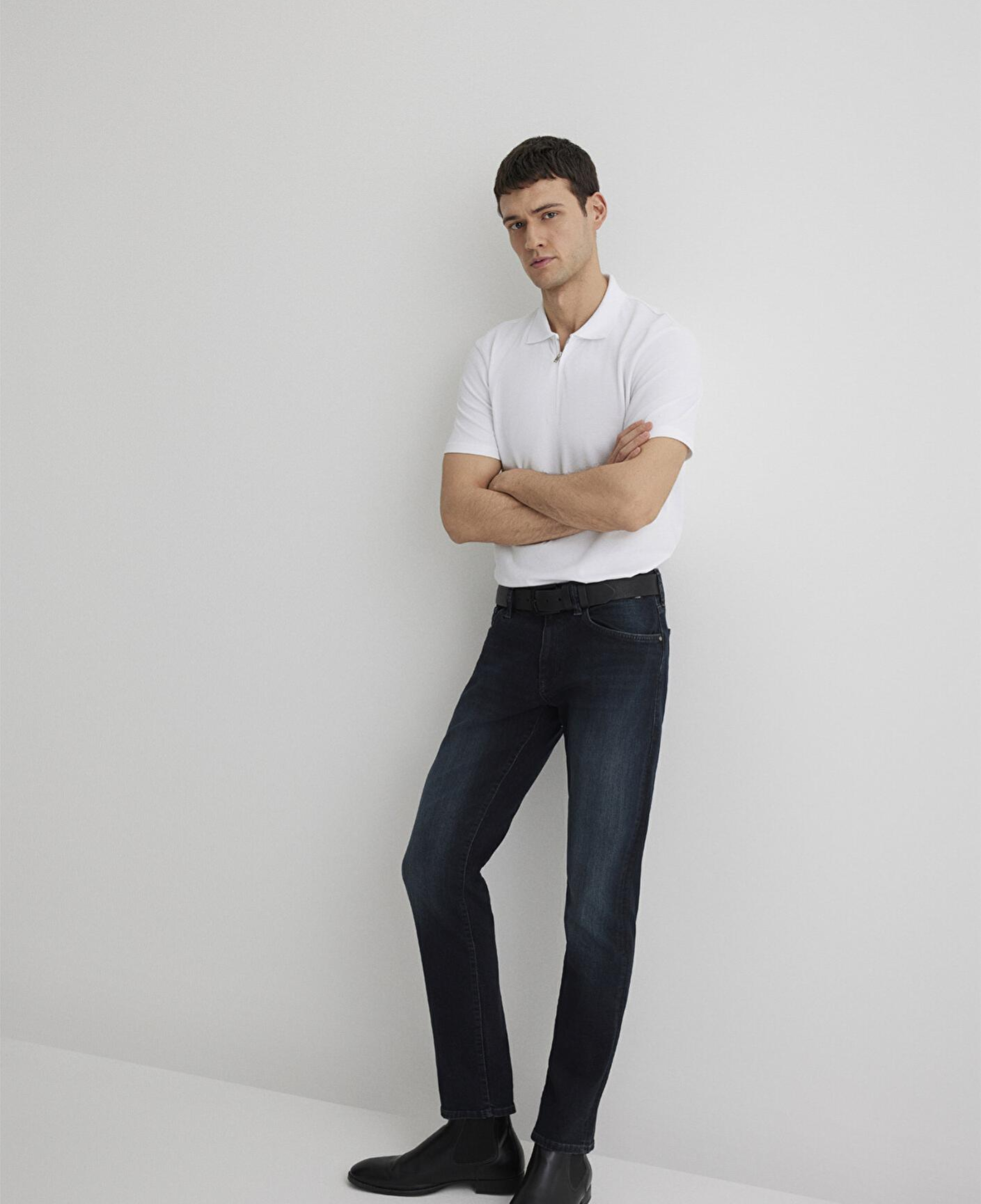 Mavi Marcus Lux Black Puslu Koyu Mavi Jean Pantolon 0035188545