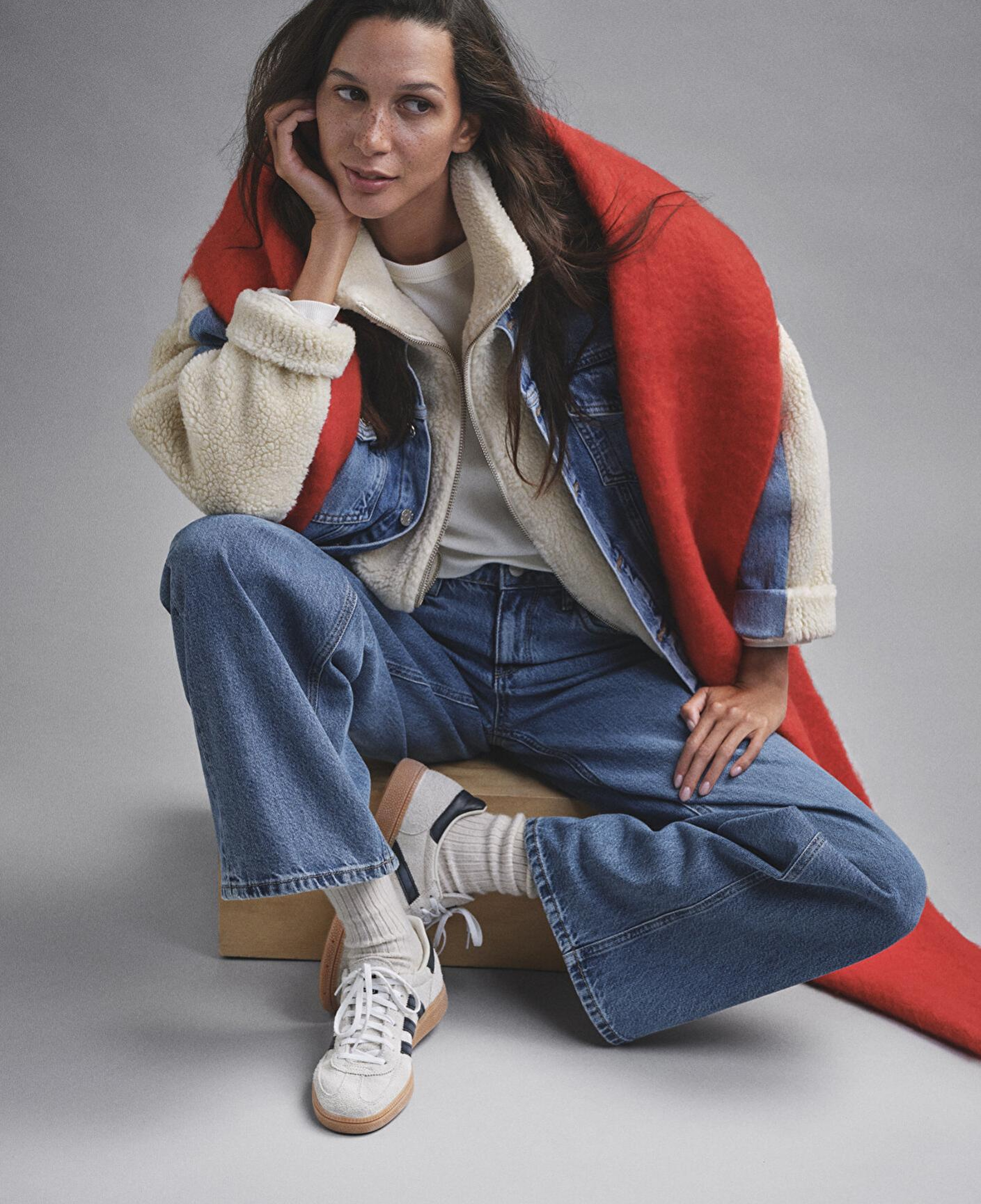 Mavi Rubina 90lar Açık Mavi Suni Kürklü  Jean Ceket 1110278-88589