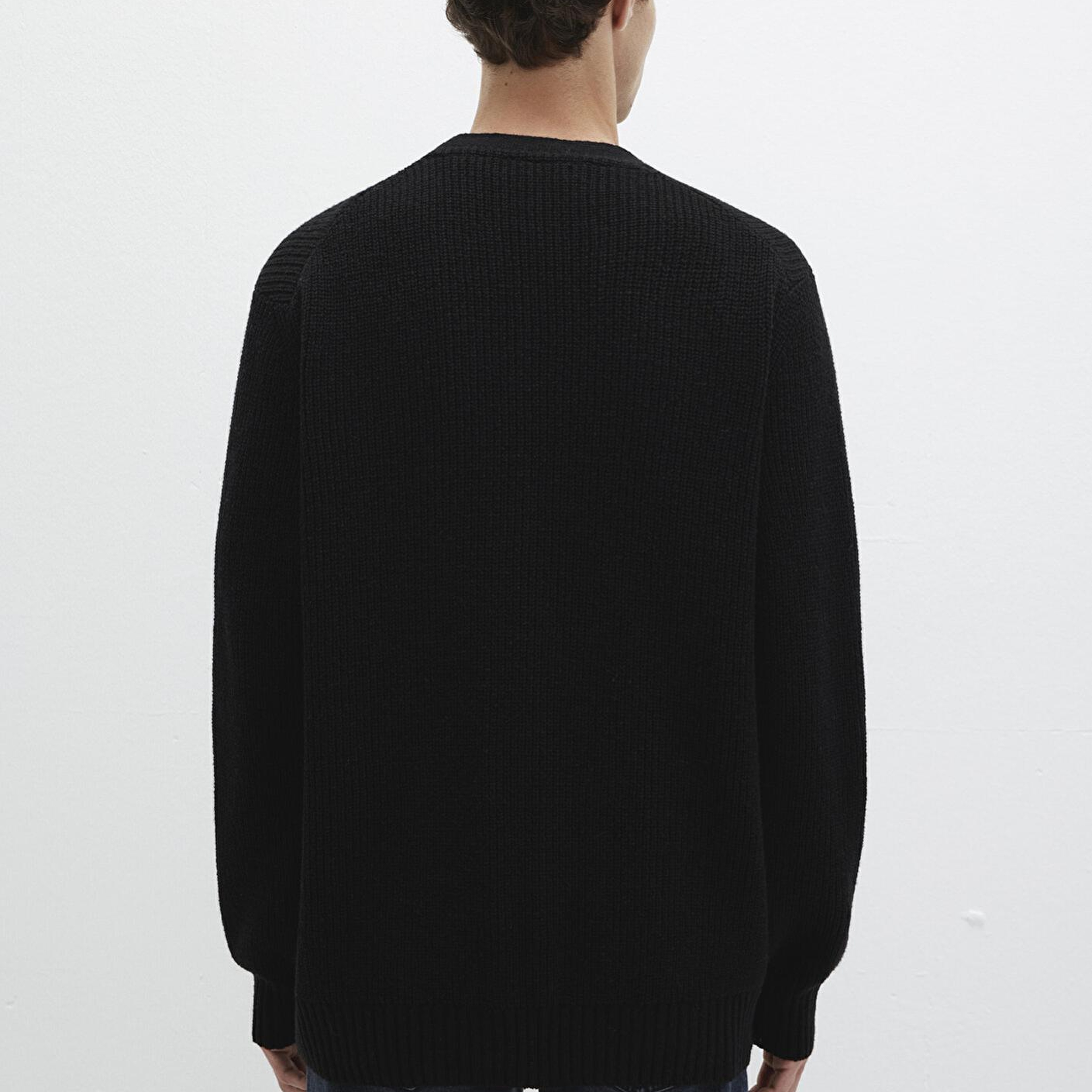 Mavi Yün Karışımlı Fermuarlı Siyah Hırka Regular Fit / Normal Kesim 0710262-900