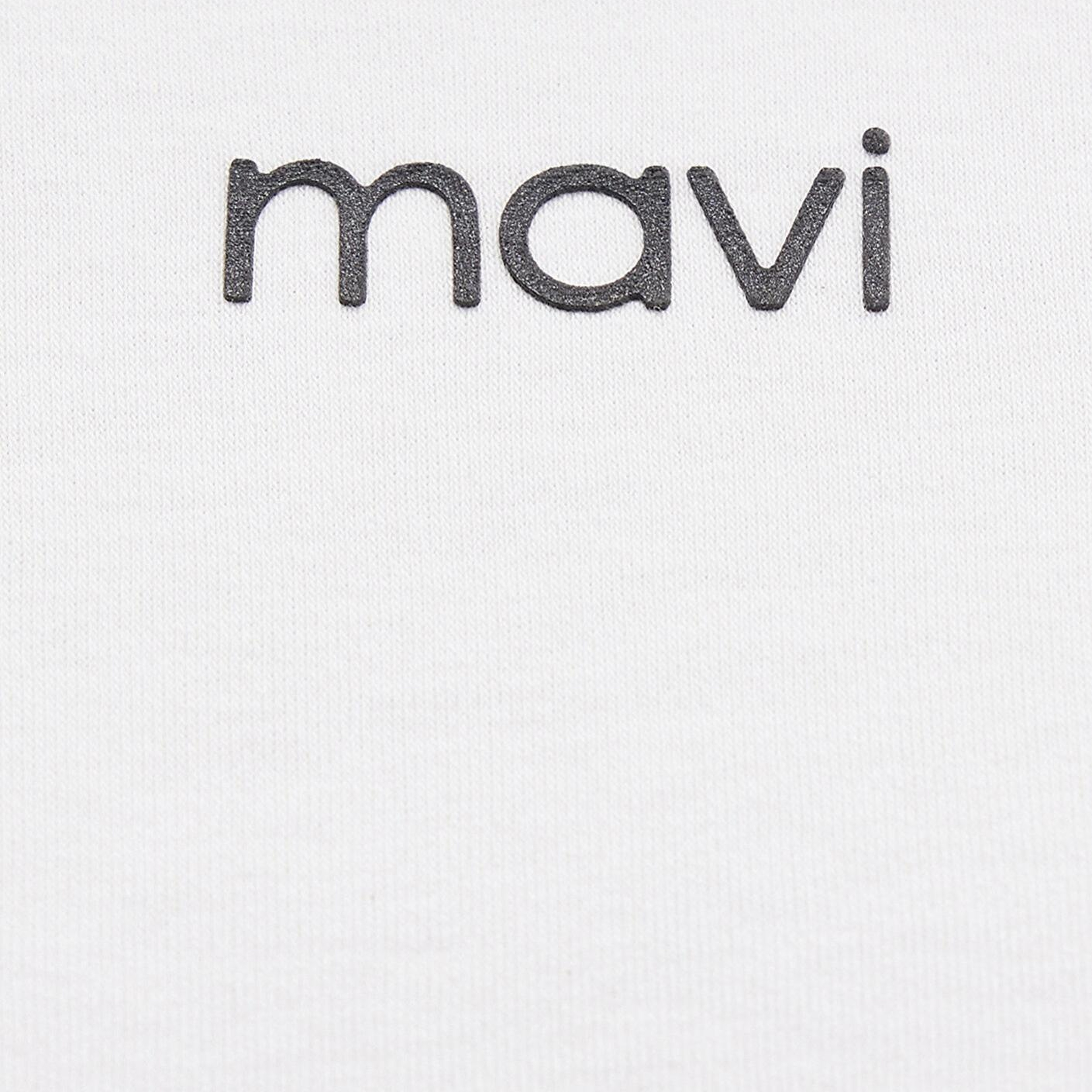 Mavi Mavi Logo Baskılı İnterlok Beyaz Tişört Regular Fit / Normal Kesim 1612829-80194