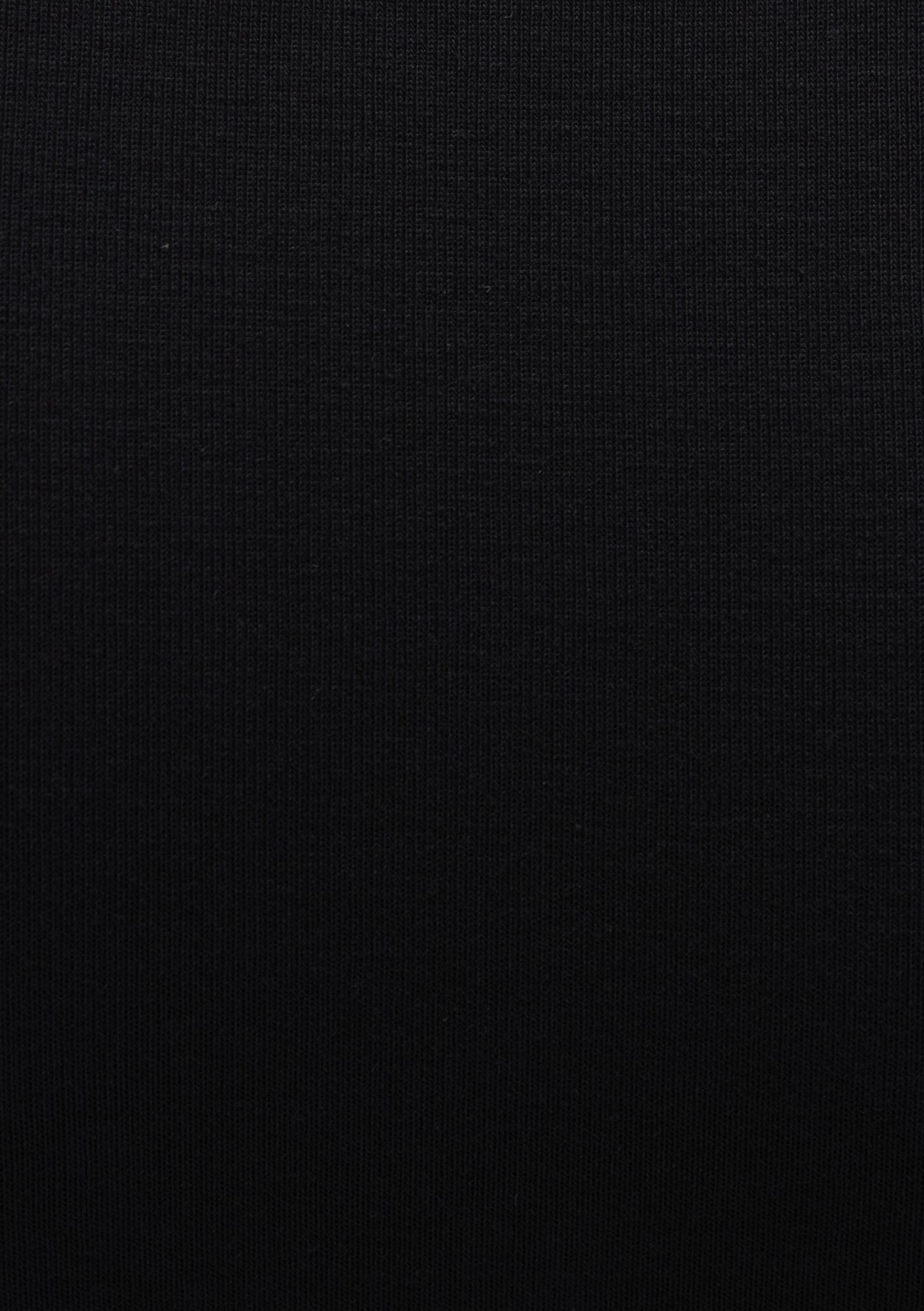 Mavi Uzun Kollu Siyah Crop Basic Tişört Crop / Kısa Kesim 1612822-900