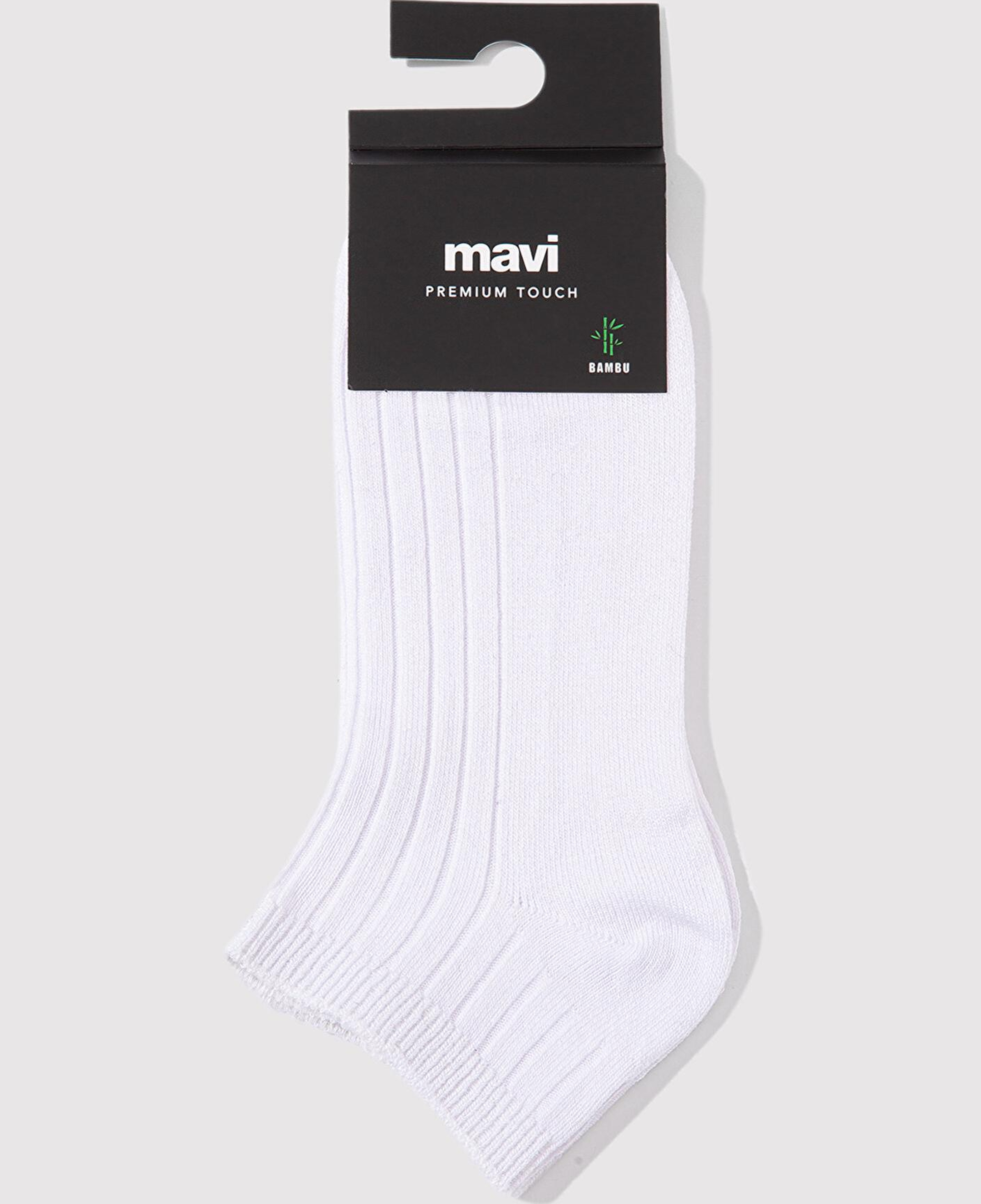 Mavi Beyaz Patik Çorap 1912894-620