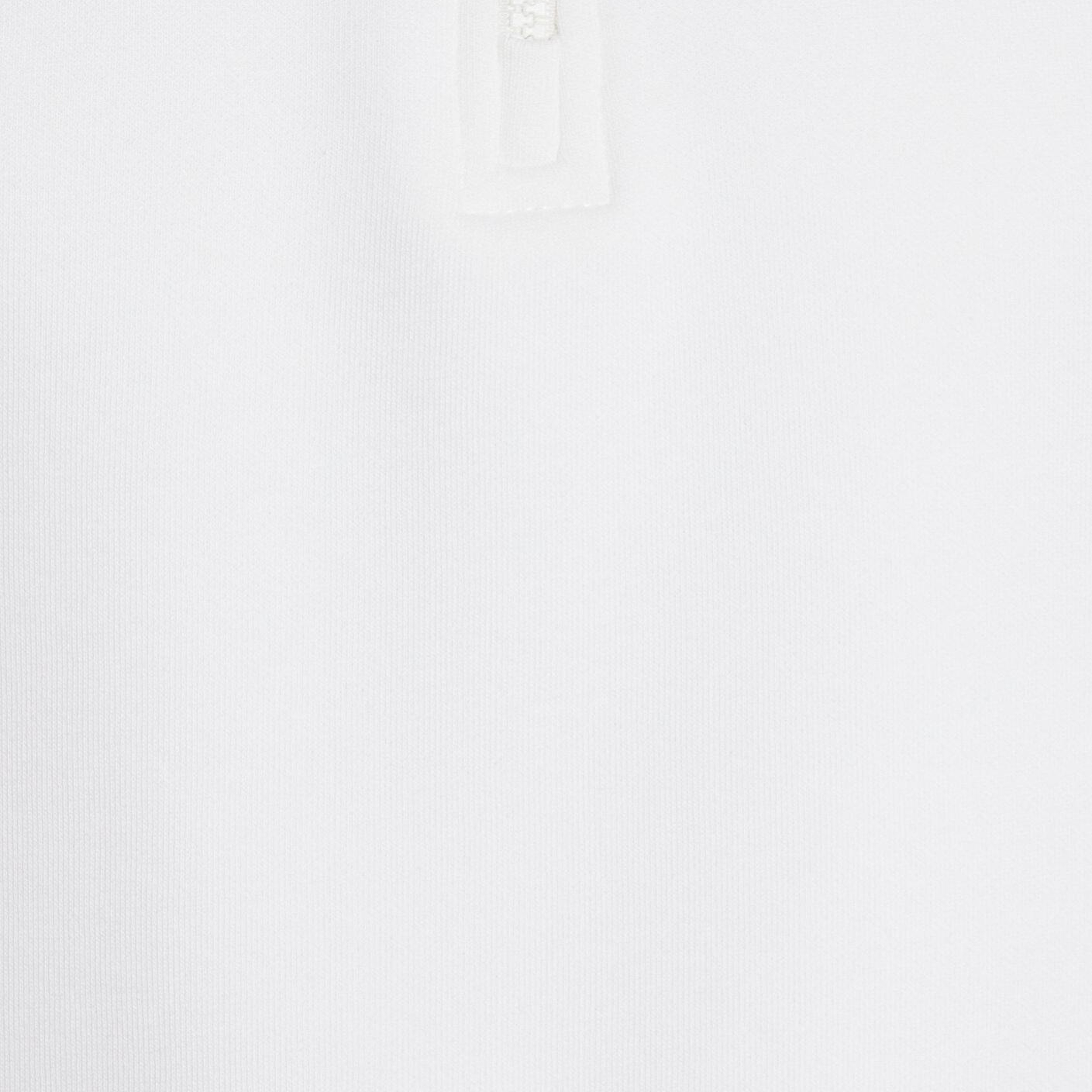 Mavi Yarı Fermuarlı Beyaz Basic Sweatshirt 0S10278-70057