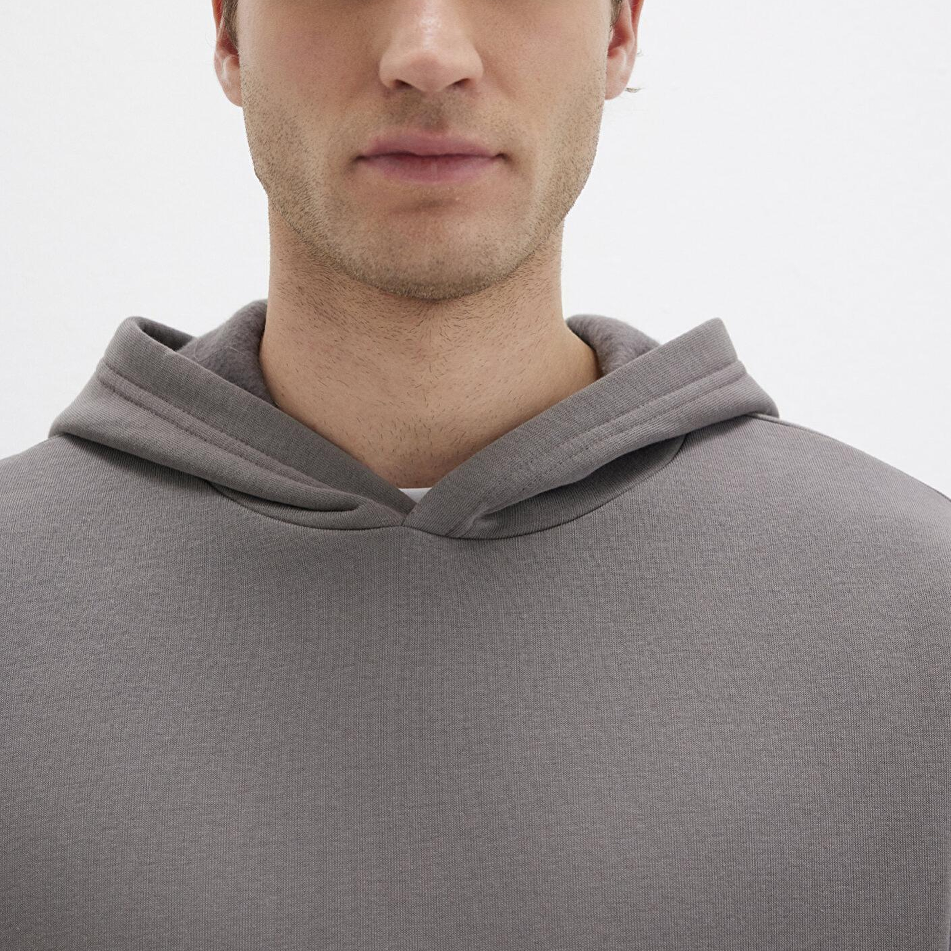 Mavi Kapüşonlu Antrasit Basic Sweatshirt 0S10275-70096