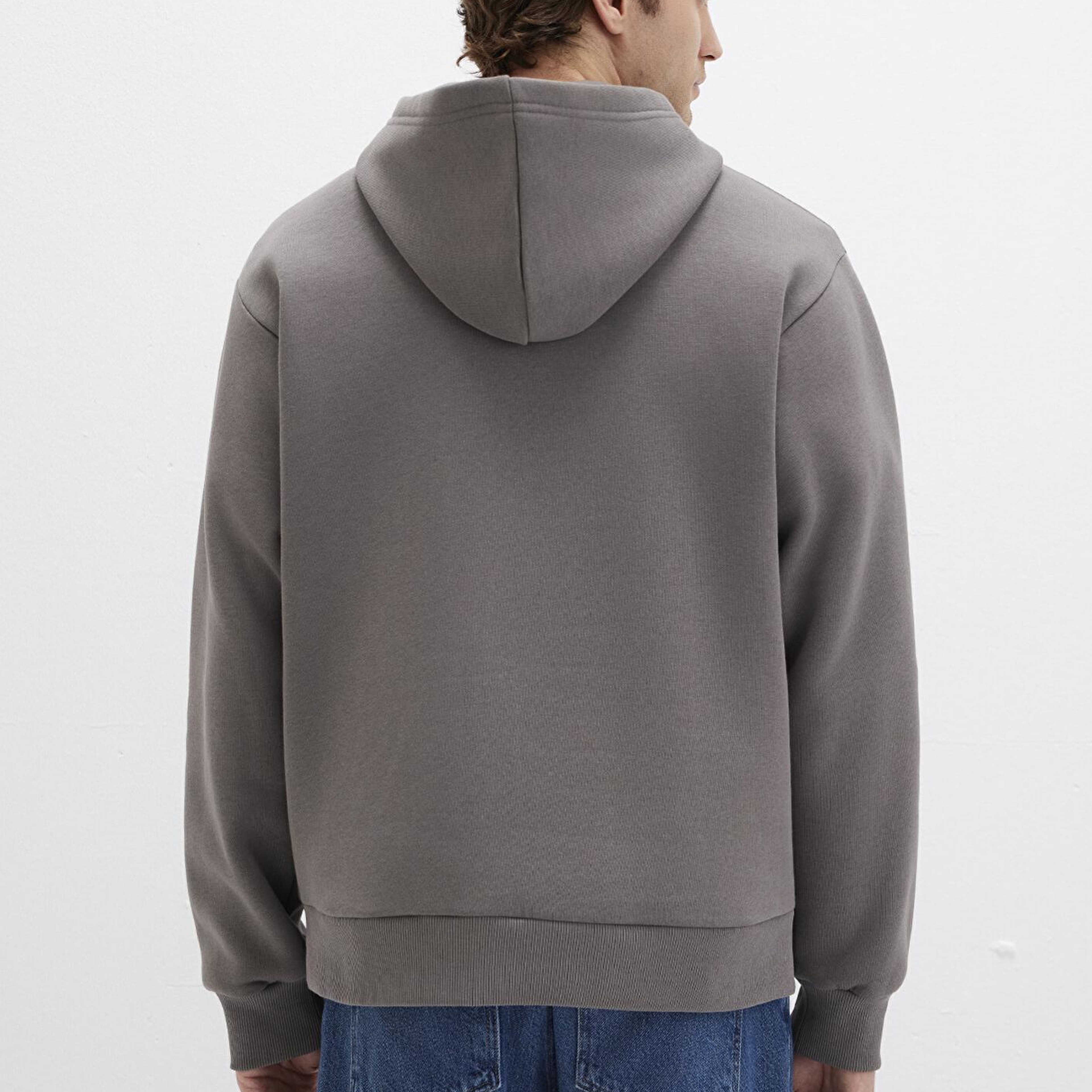 Mavi Kapüşonlu Antrasit Basic Sweatshirt 0S10275-70096