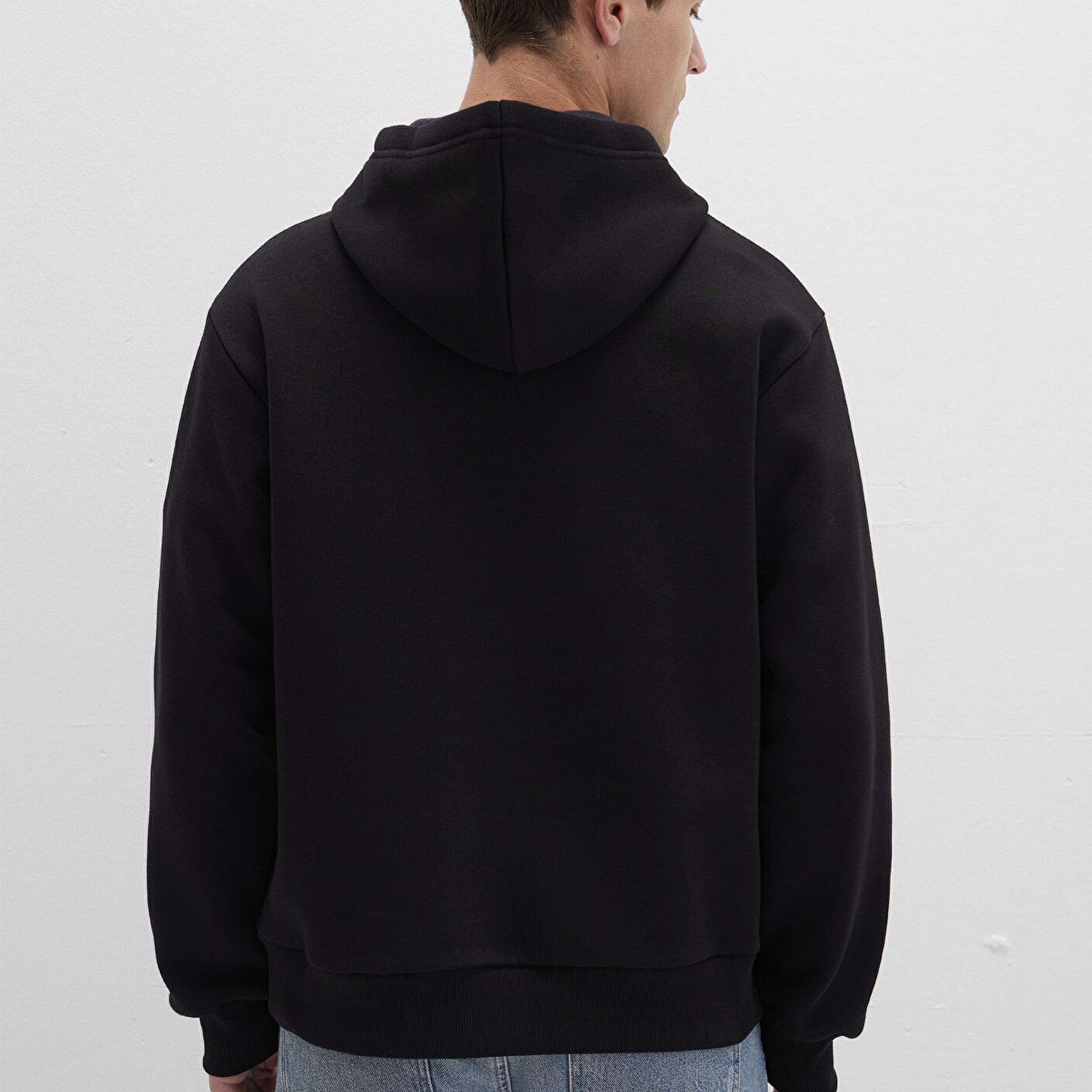 Mavi Kapüşonlu Siyah Basic Sweatshirt 0S10275-900