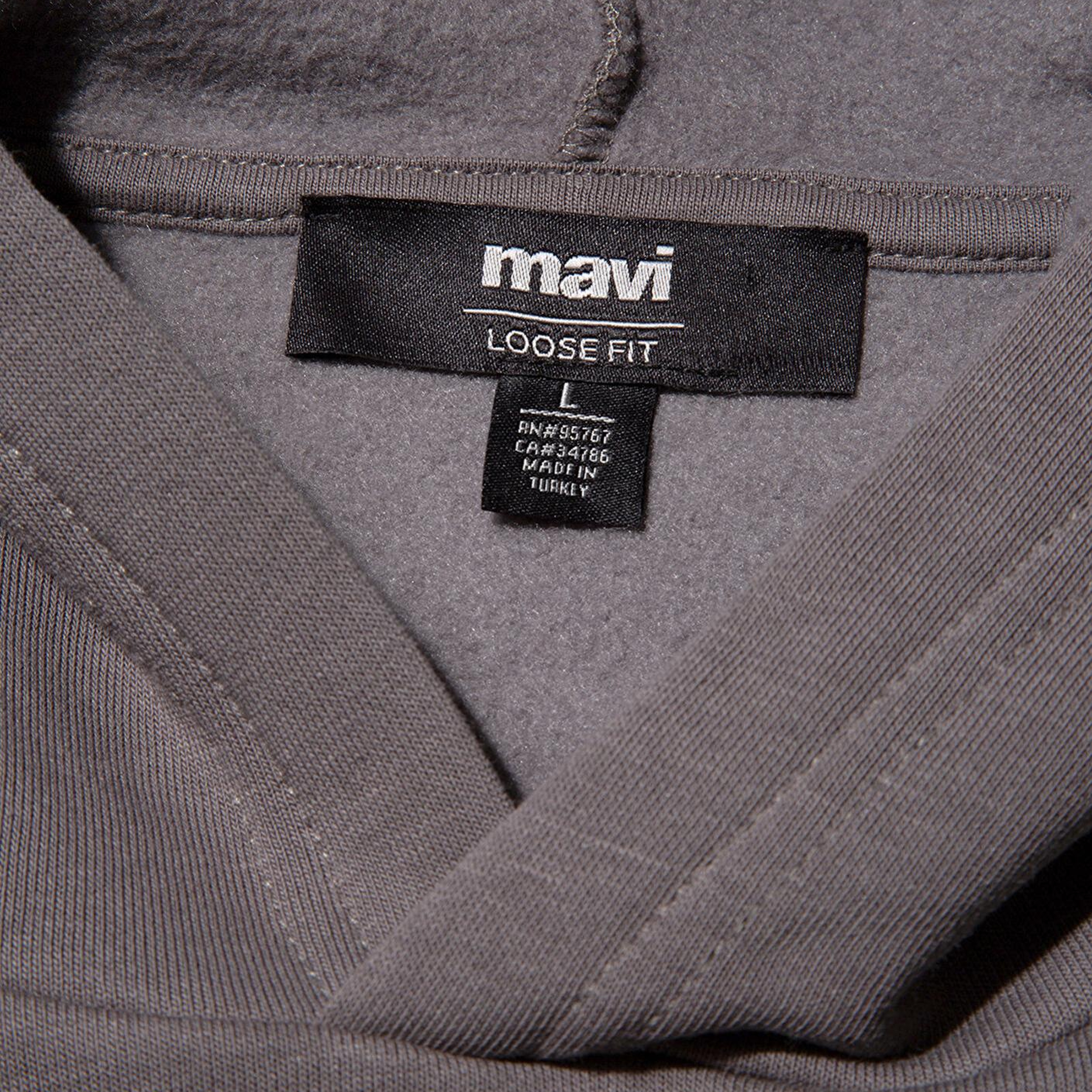 Mavi Kapüşonlu Antrasit Basic Sweatshirt 0S10275-70096