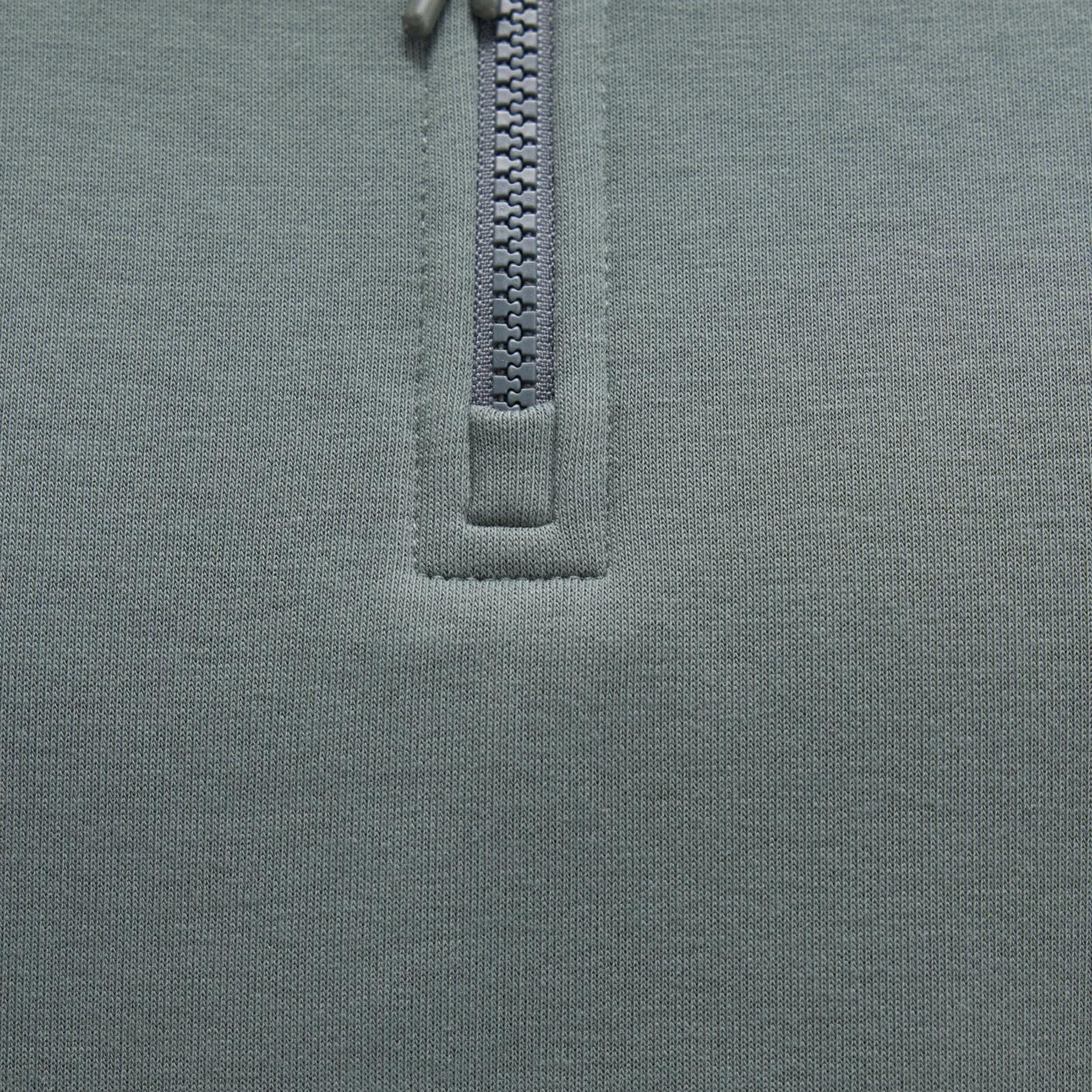 Mavi Yarı Fermuarlı Yeşil Basic Sweatshirt 0S10278-71577