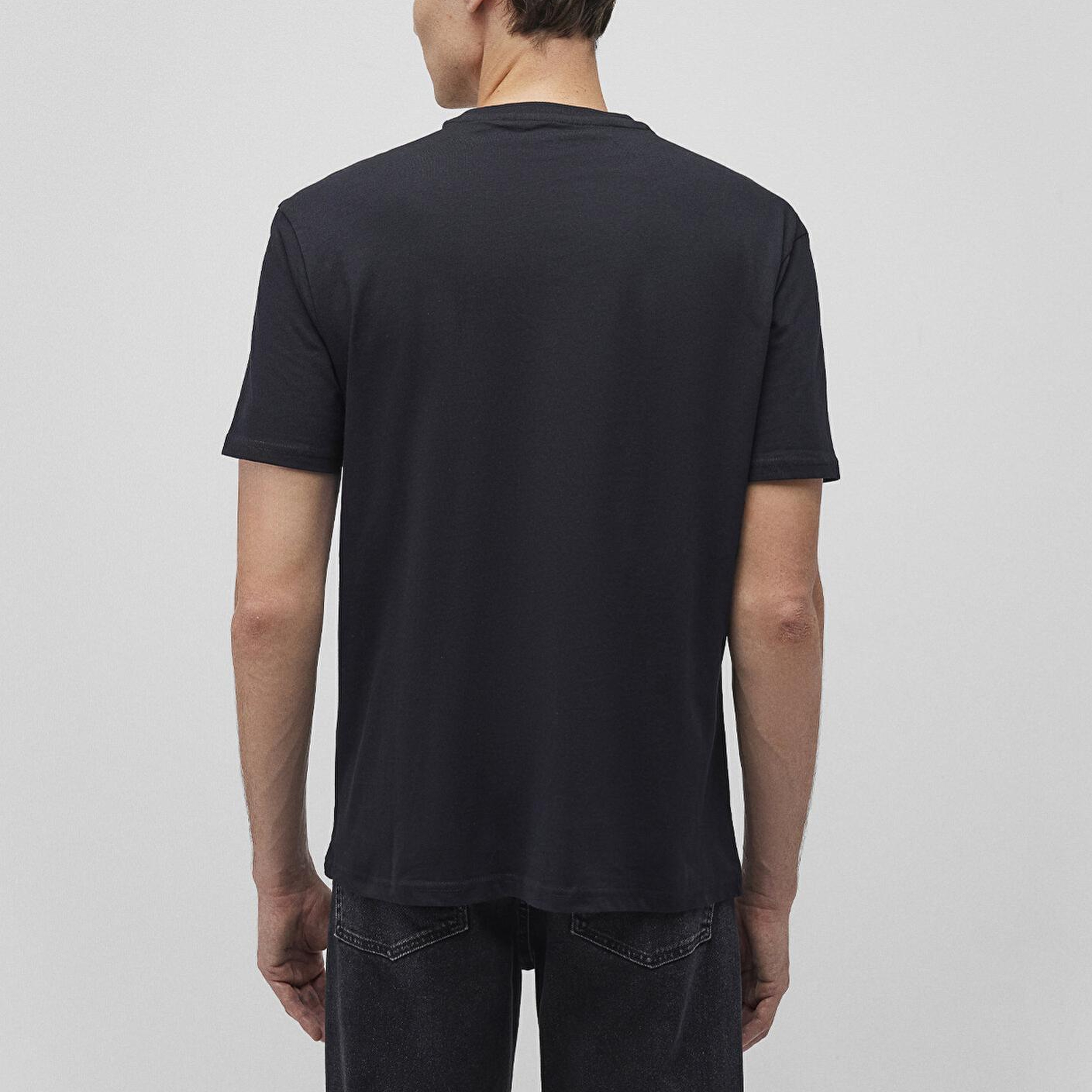 Mavi 2li Erkek Basic Tişört Loose Fit / Bol Rahat Kesim 0612317-900