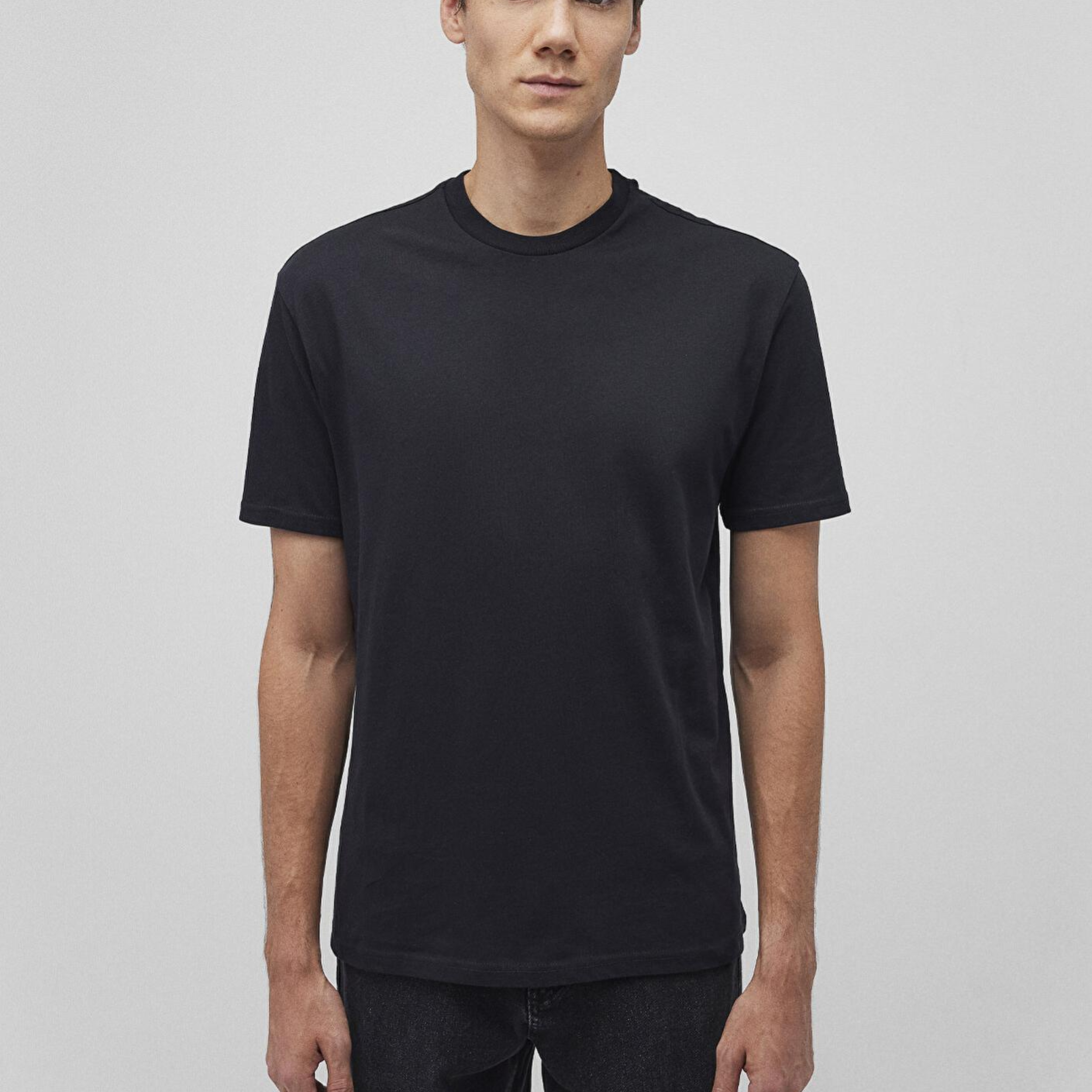 Mavi 2li Erkek Basic Tişört Loose Fit / Bol Rahat Kesim 0612317-900