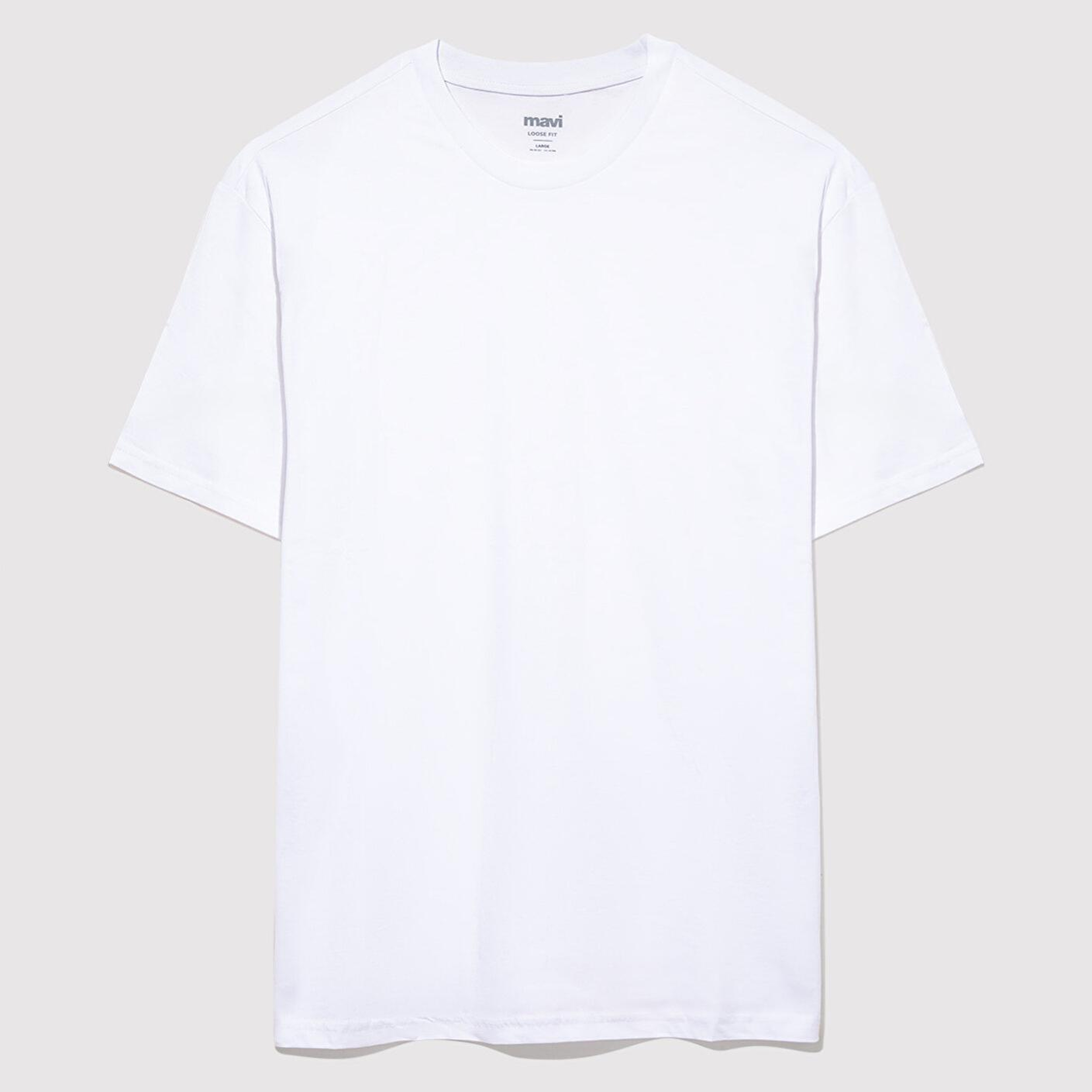 Mavi 2li Erkek Basic Tişört Loose Fit / Bol Rahat Kesim 0612317-900