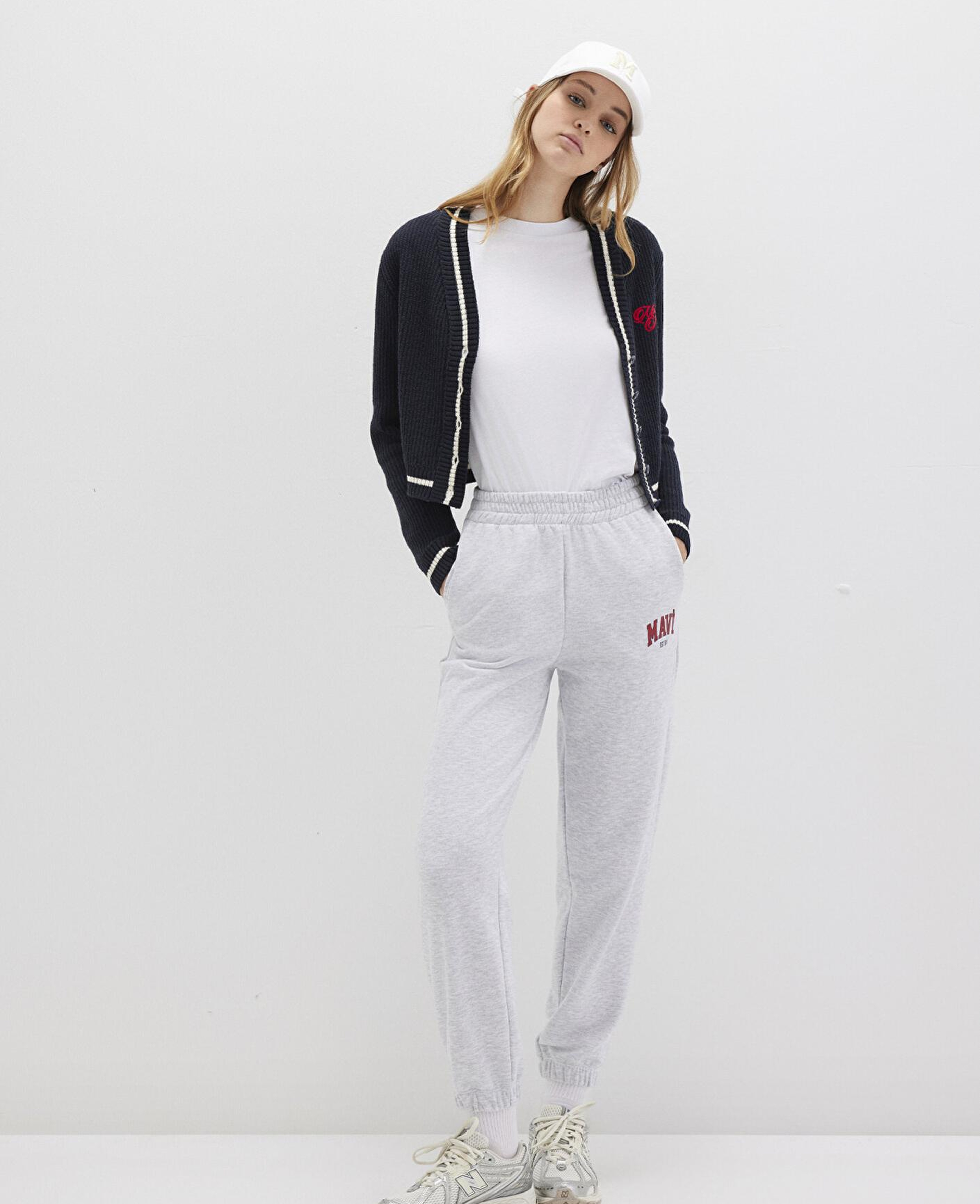 Mavi Mavi Logo Baskılı Gri Eşofman Altı 1010757-85438