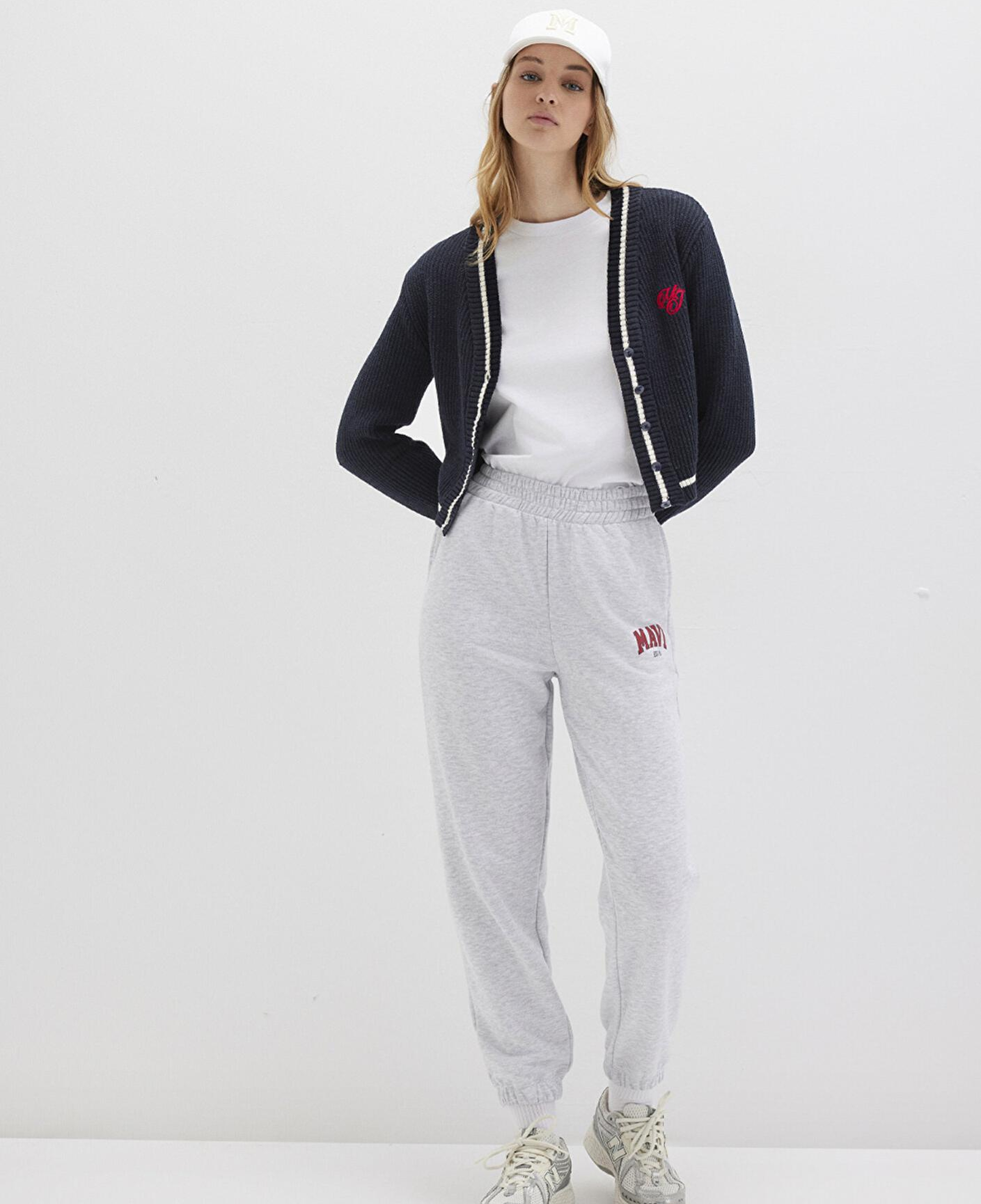 Mavi Mavi Logo Baskılı Gri Eşofman Altı 1010757-85438