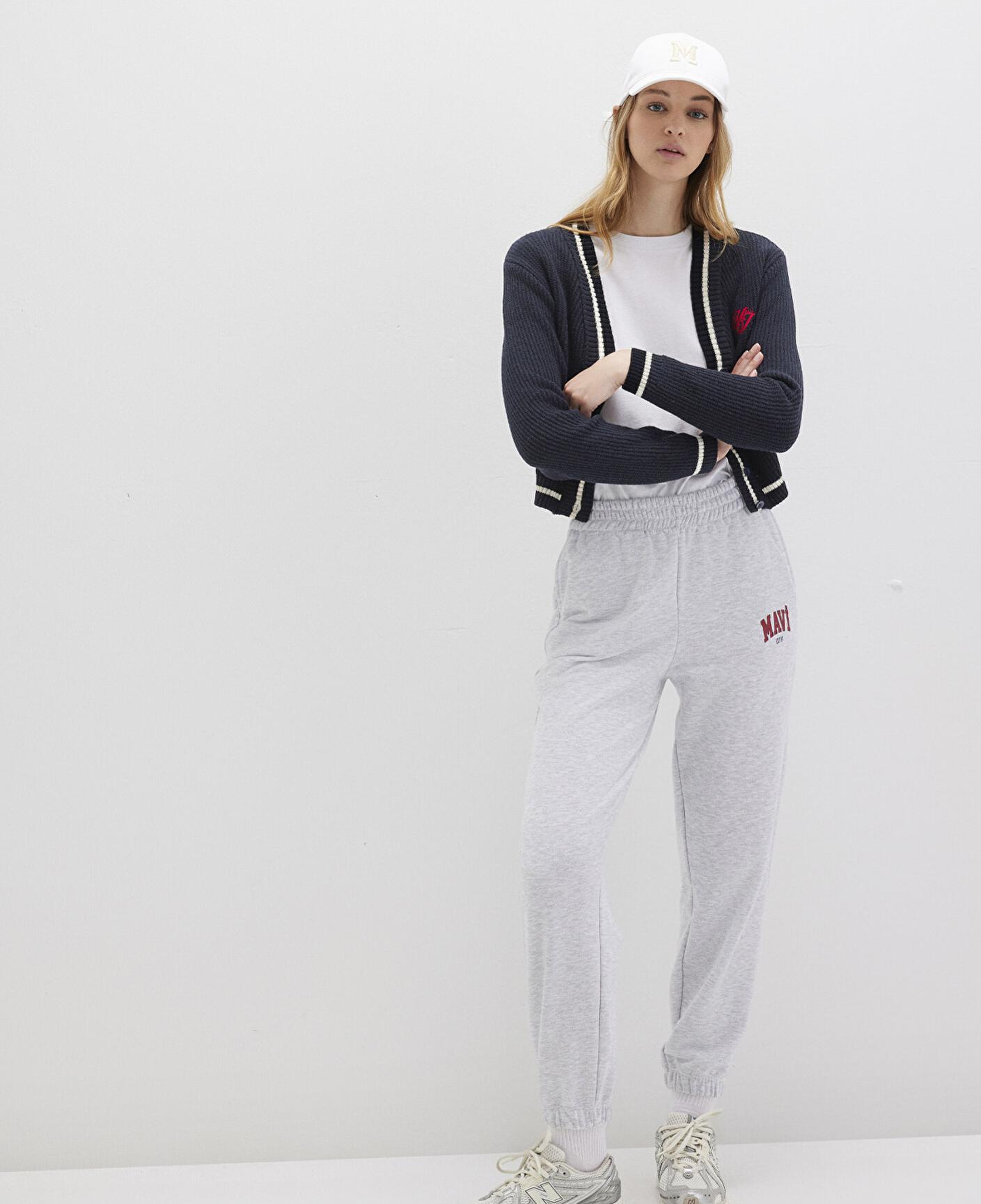 Mavi Mavi Logo Baskılı Gri Eşofman Altı 1010757-85438