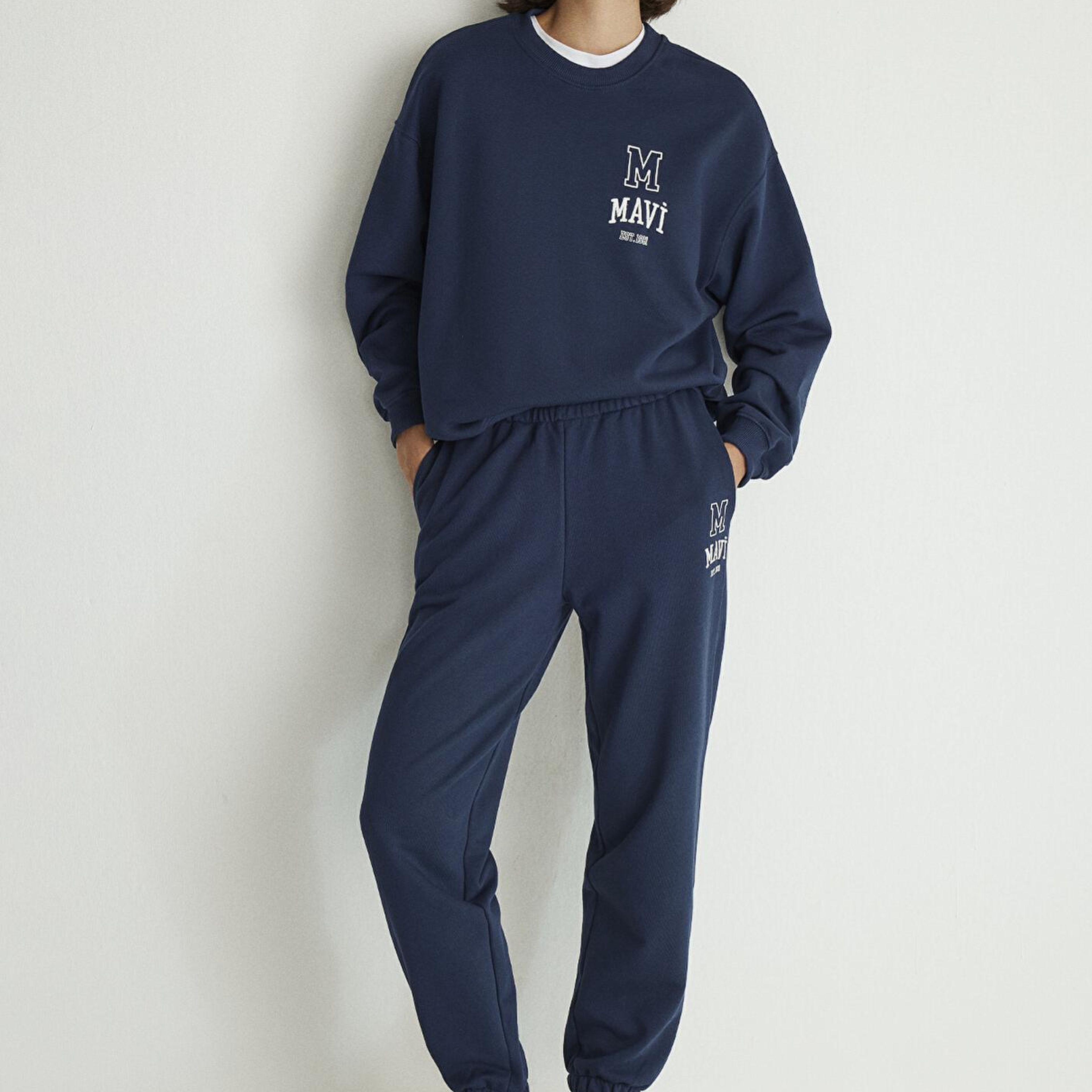 Mavi Mavi Logo Baskılı Lacivert Eşofman Altı 1010801-70488