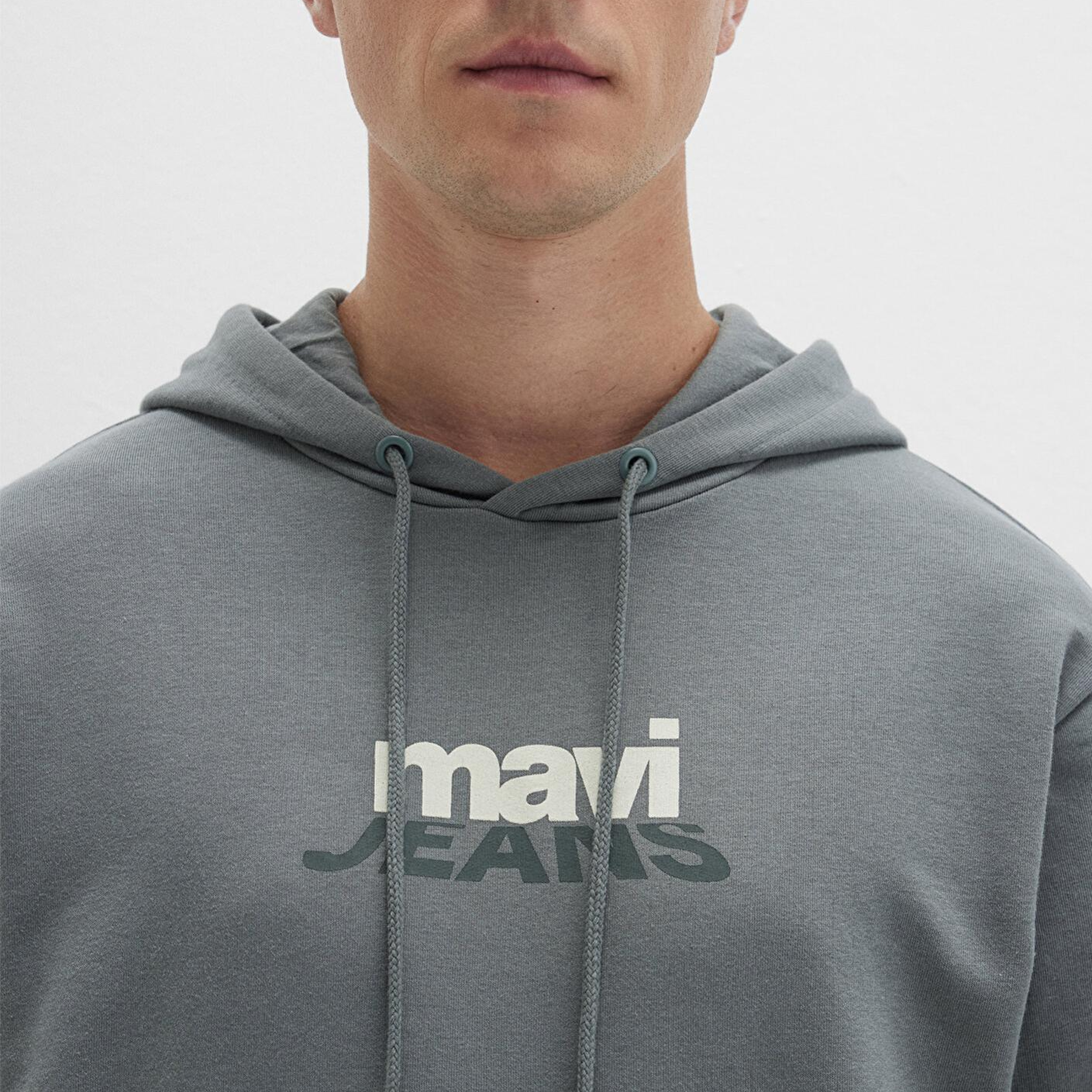 Mavi Mavi Logo Baskılı Yeşil Sweatshirt 0S10210-71577